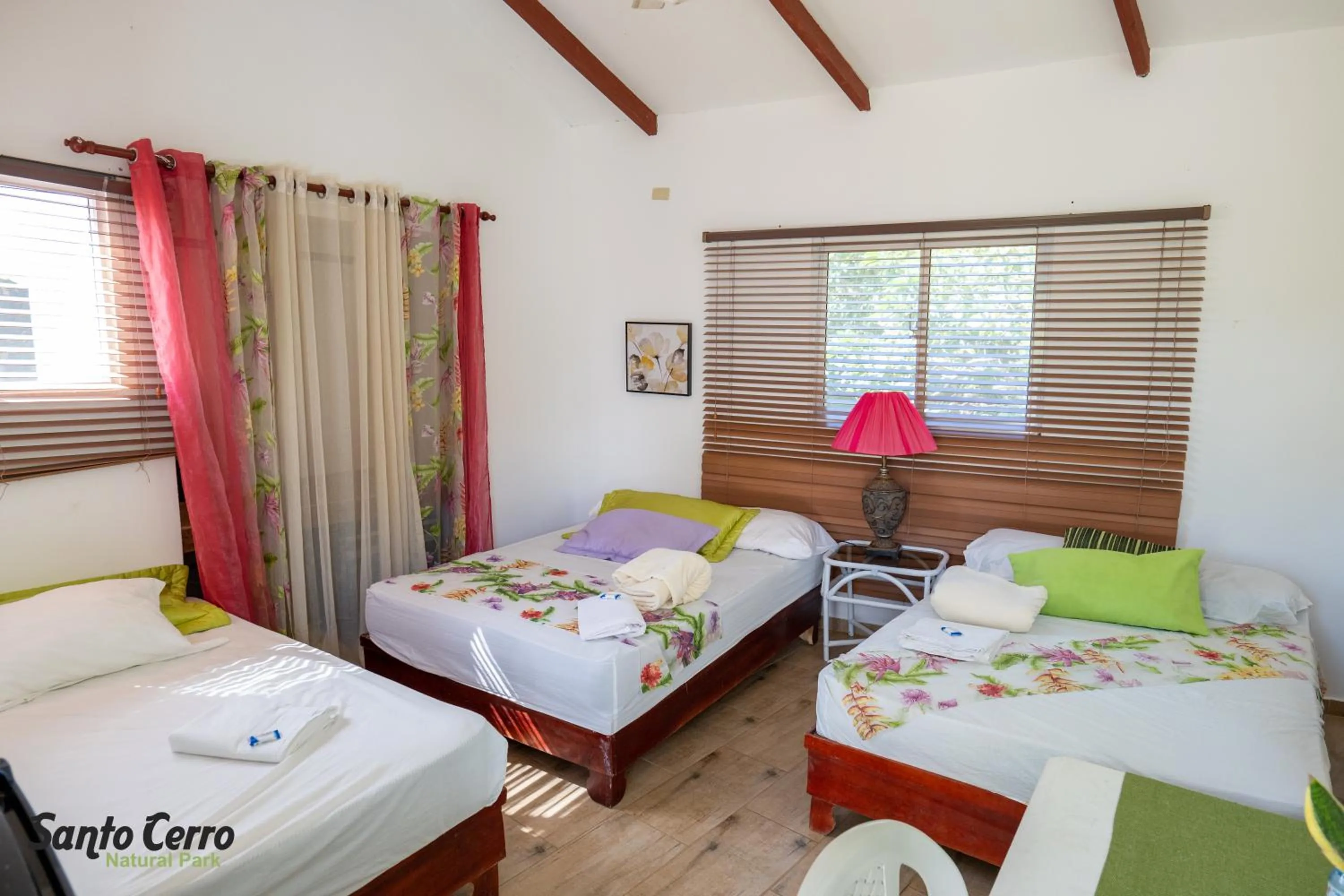 Bed in Hotel Santo Cerro Natural Park