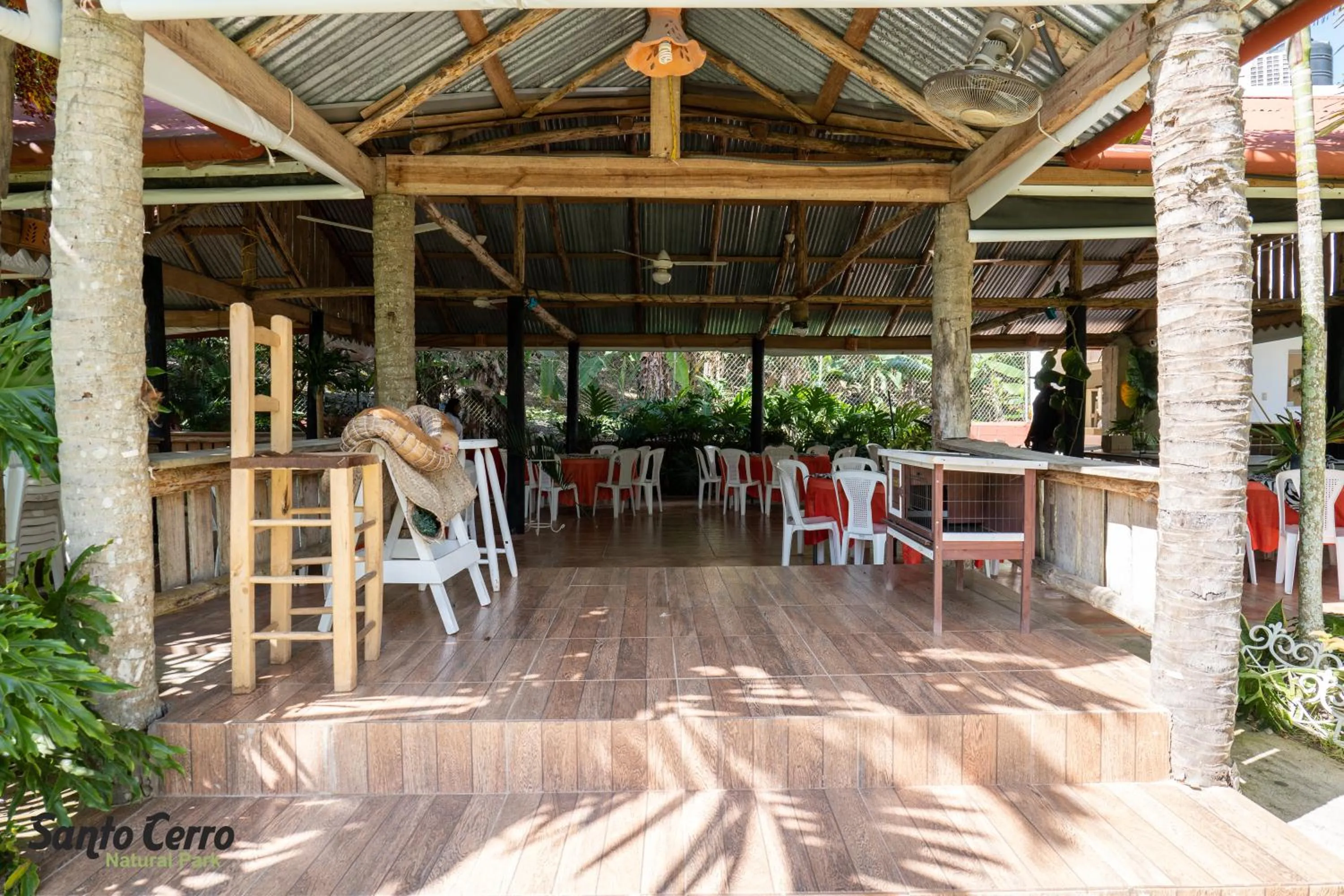Patio in Hotel Santo Cerro Natural Park
