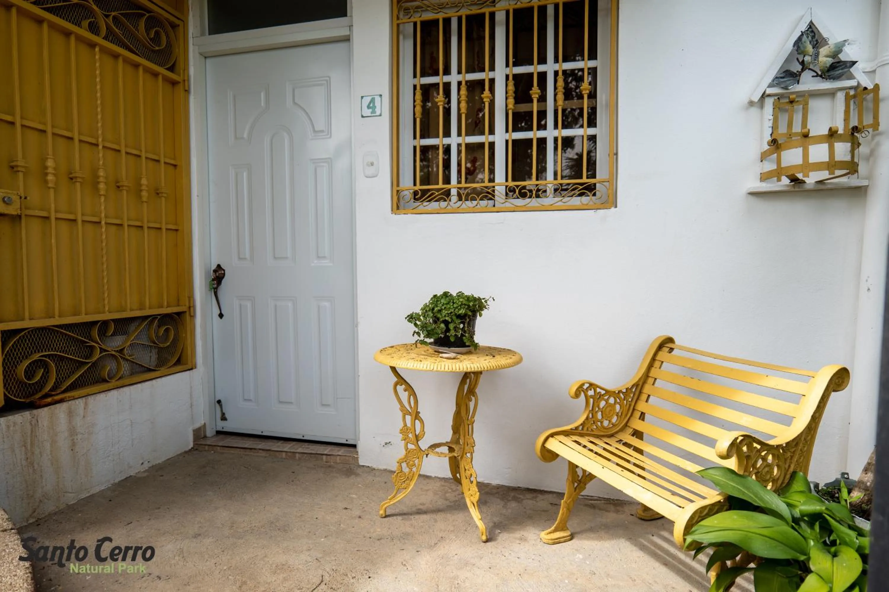 Patio in Hotel Santo Cerro Natural Park