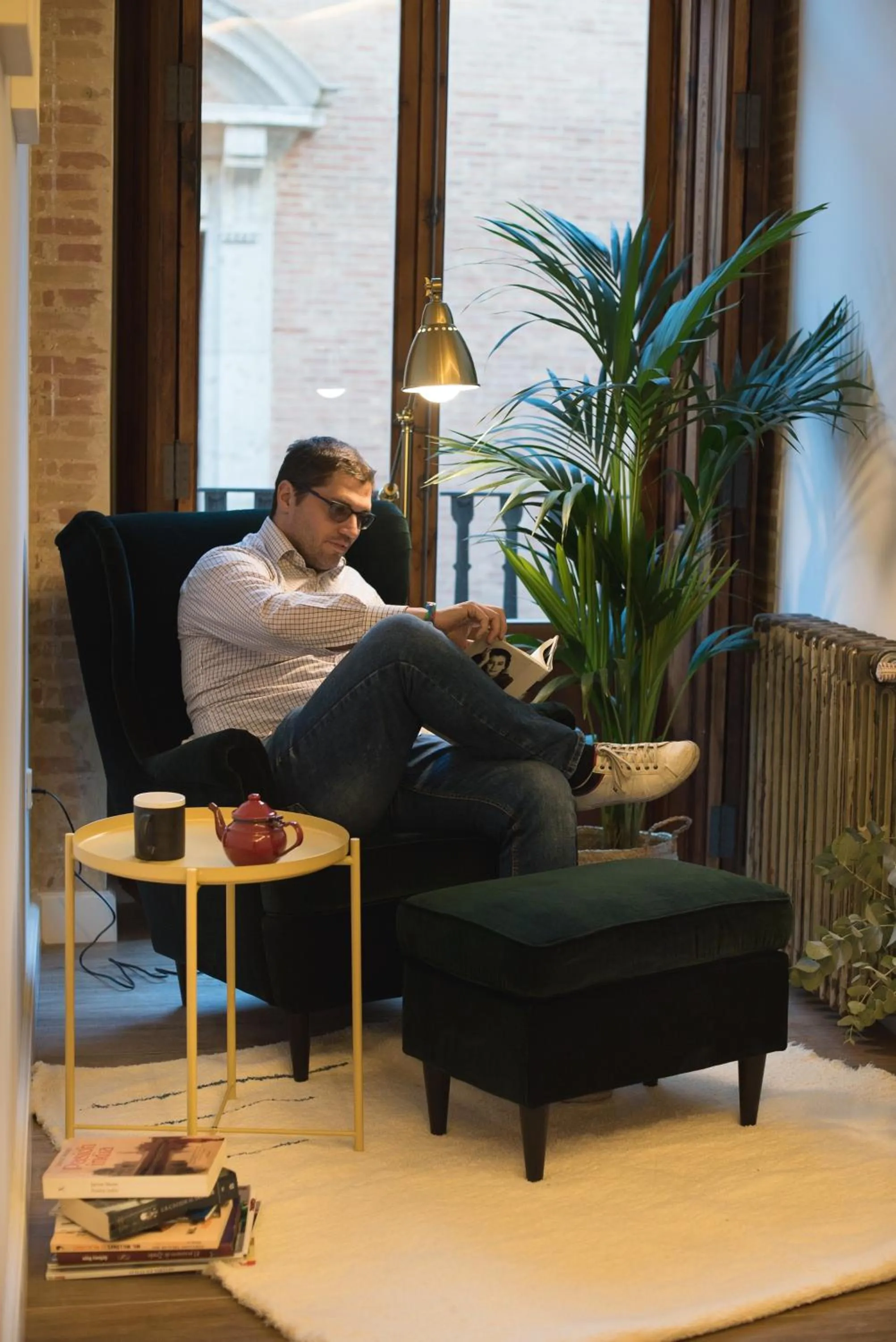 Communal lounge/ TV room in Casa del Patriarca