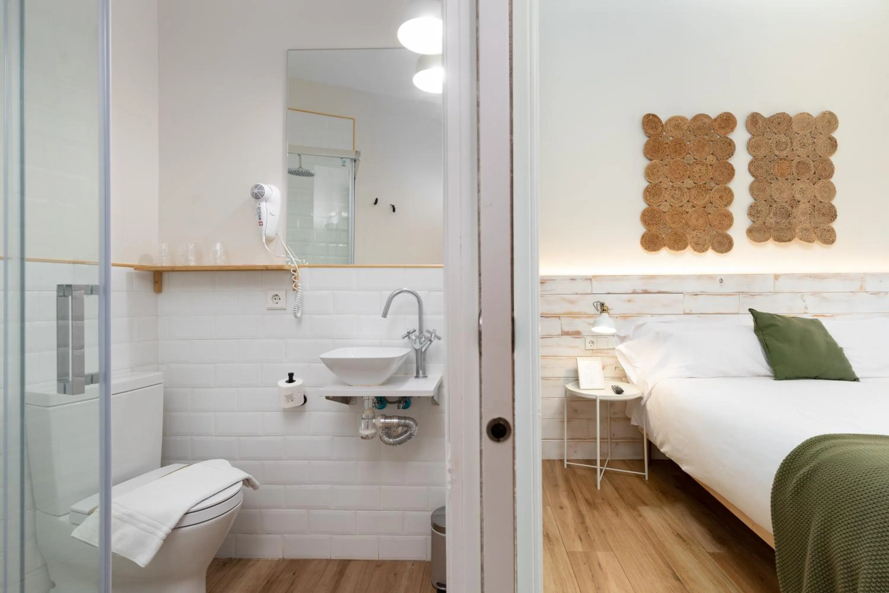 Bathroom, Bed in Casa del Patriarca