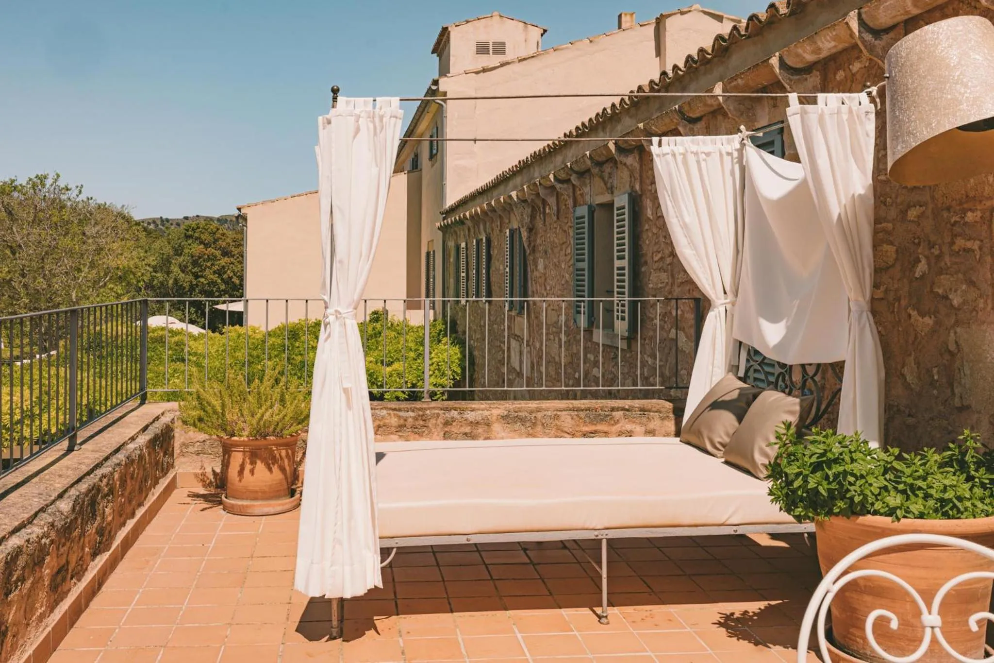 Balcony/Terrace in Predi Son Jaumell Hotel Rural