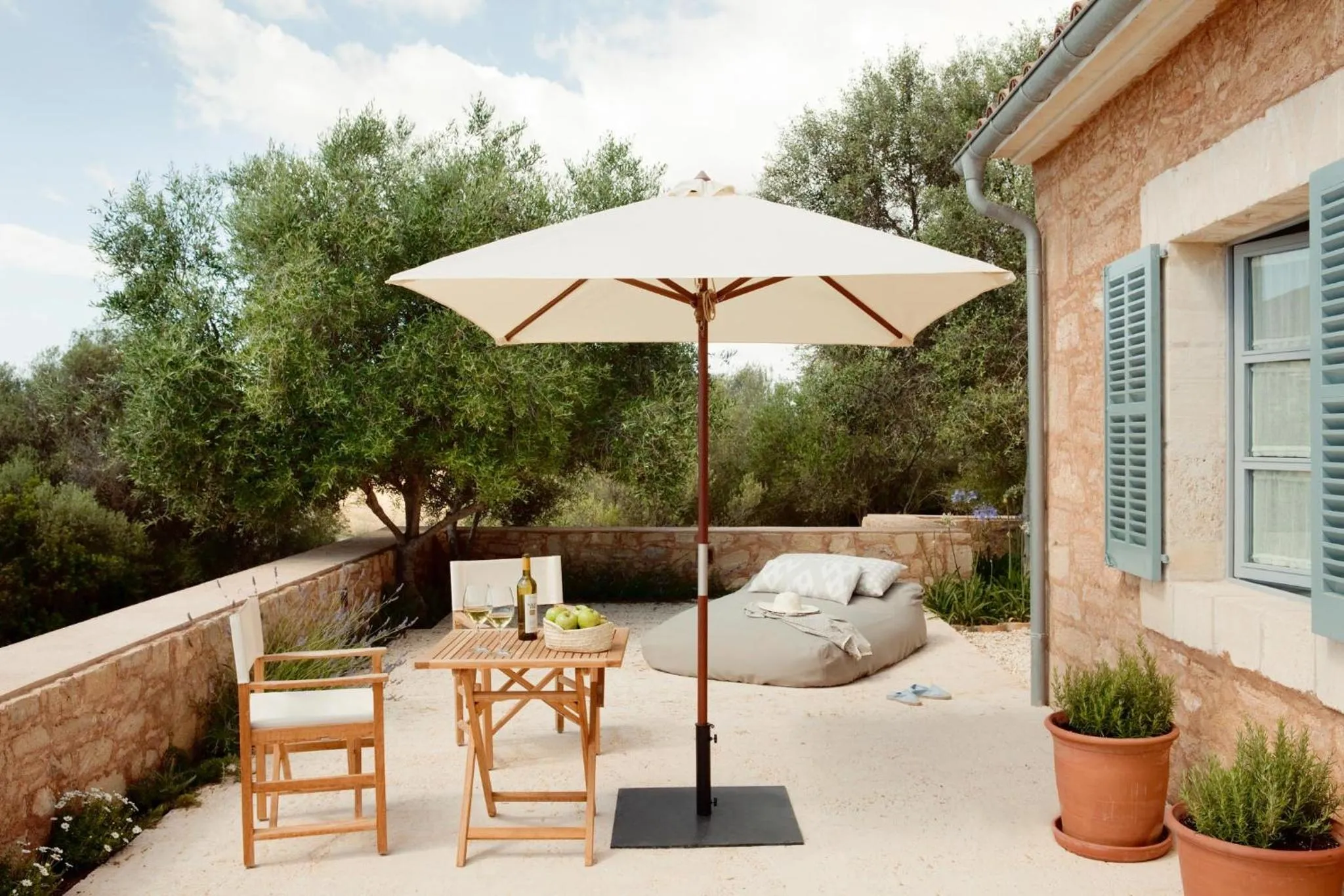 Patio in Predi Son Jaumell Hotel Rural