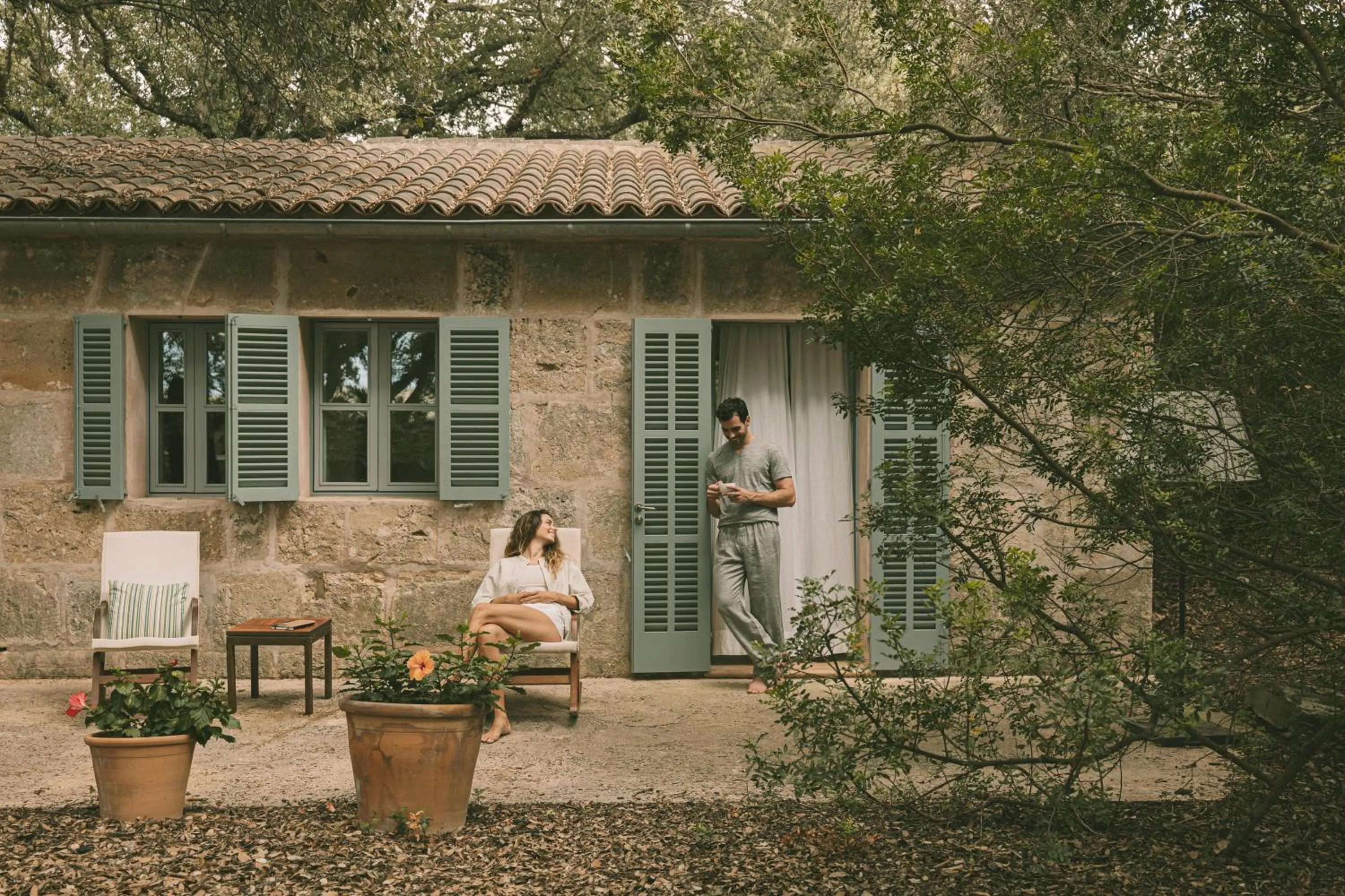 Balcony/Terrace in Predi Son Jaumell Hotel Rural