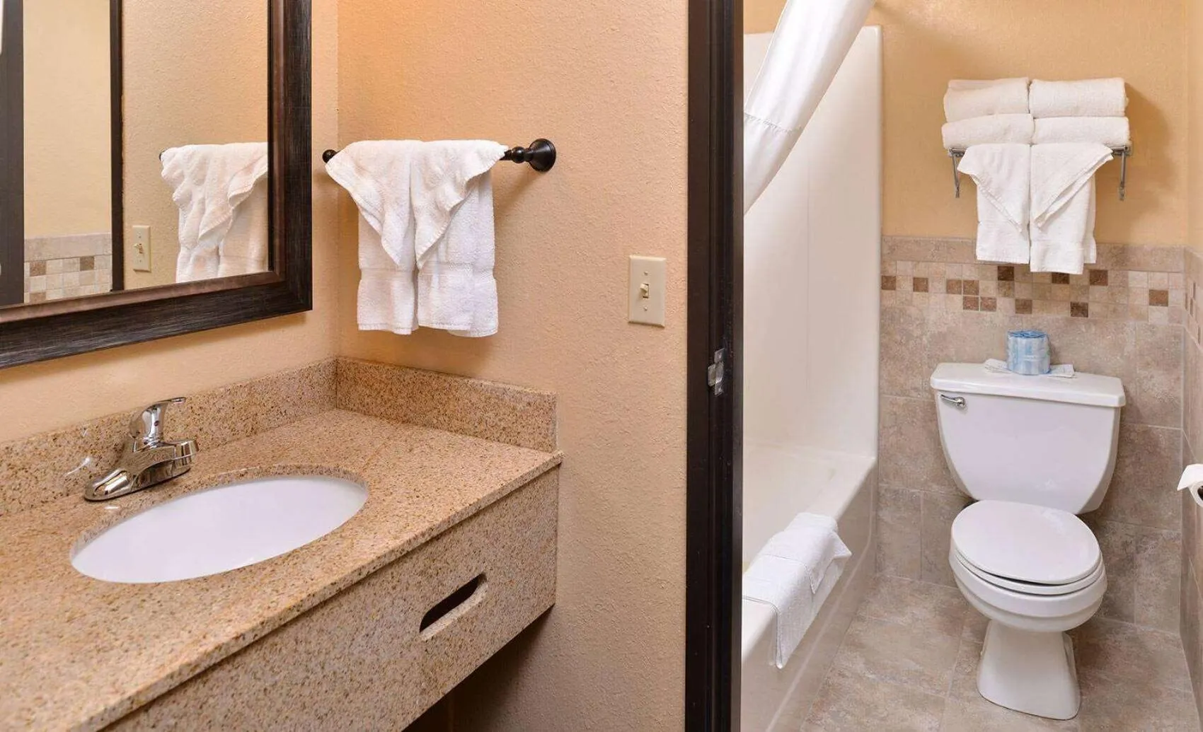 Bathroom in AmericInn by Wyndham Fergus Falls Conference Center