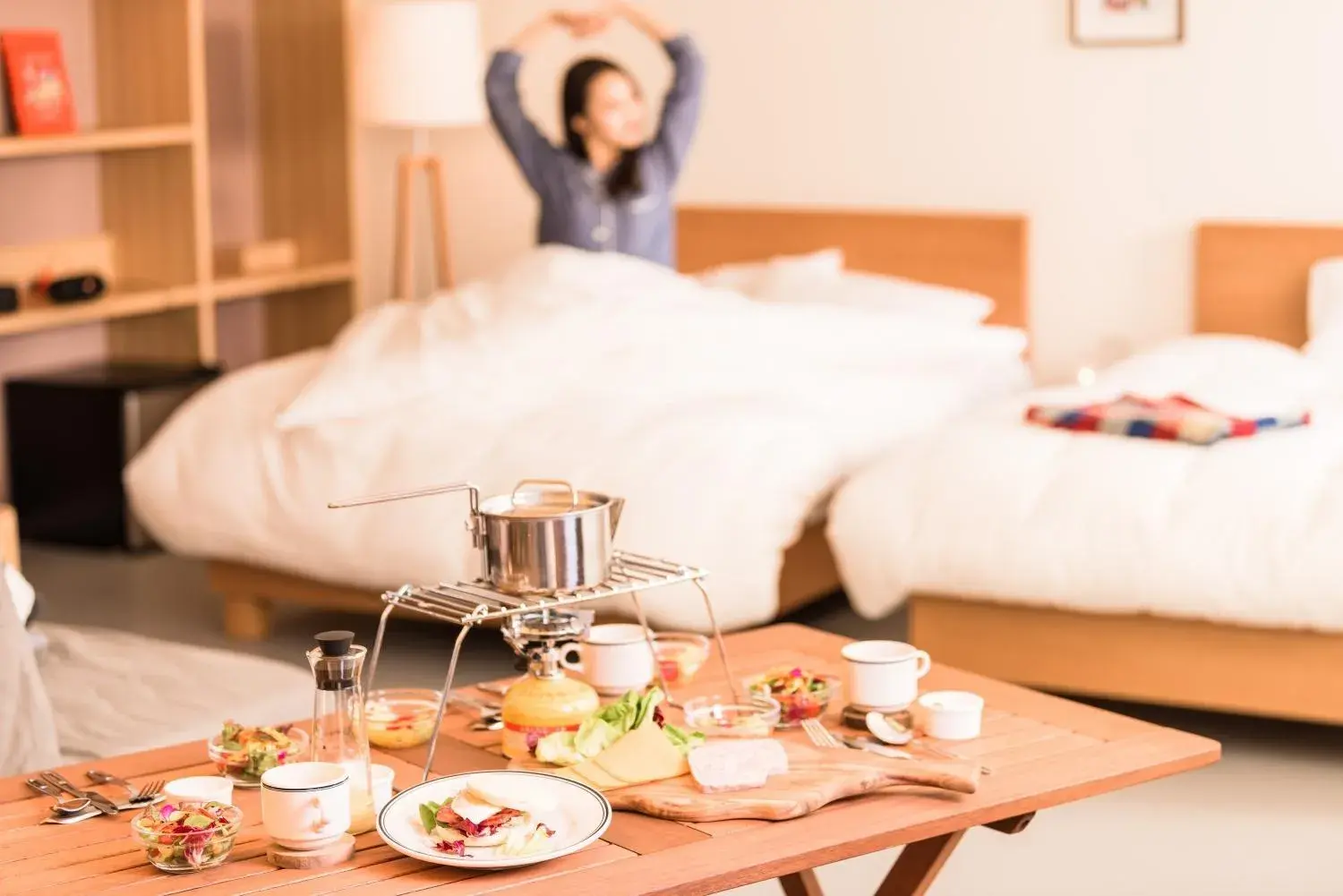 Food close-up, Bed in Mt Fuji View Villa Fujino Kirameki Fujigotemba Food close-up, Bed in Mt Fuji View Villa Fujino Kirameki Fujigotemba