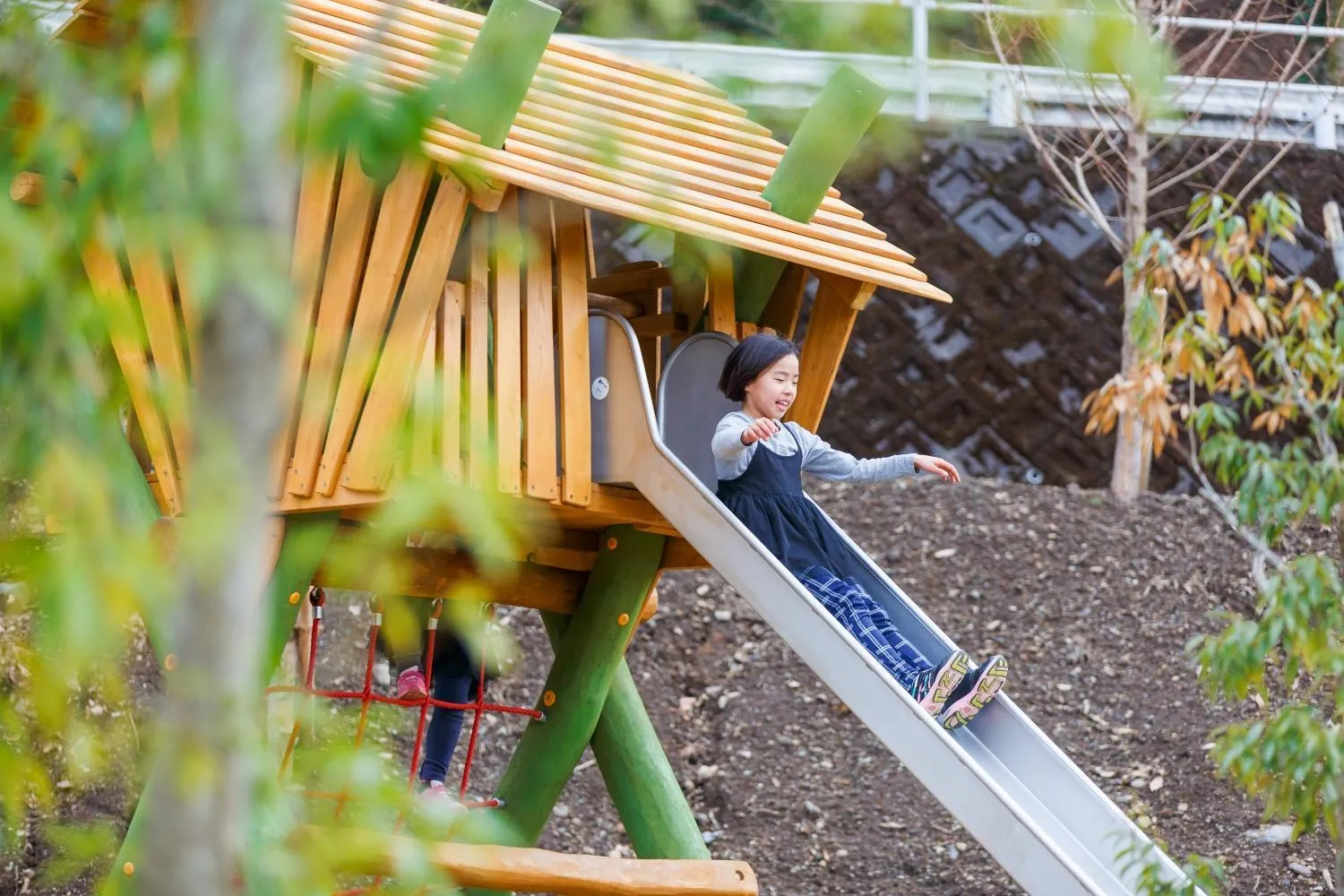 Children play ground in Mt Fuji View Villa Fujino Kirameki Fujigotemba