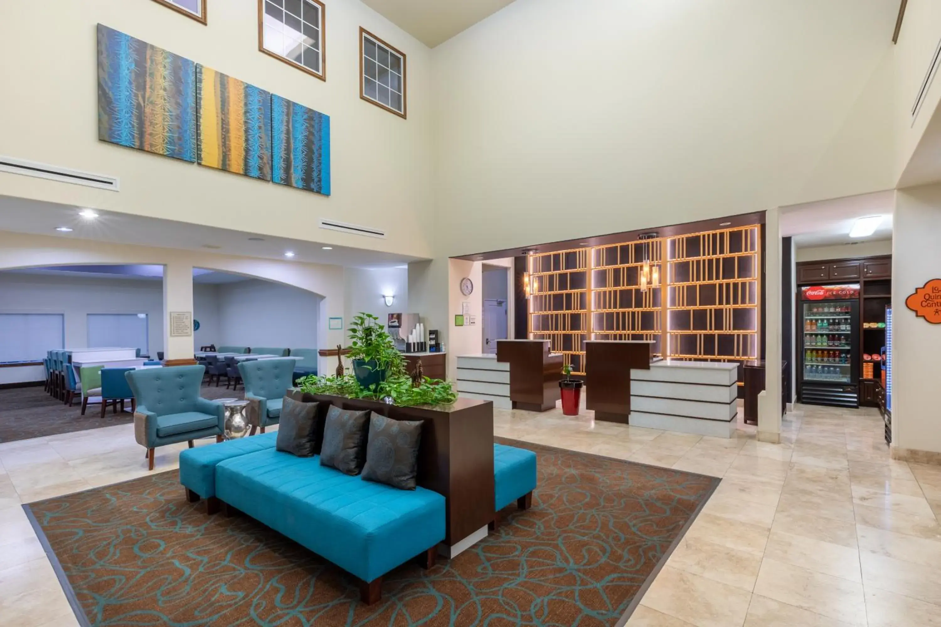 Lobby or reception in La Quinta by Wyndham Houston New Caney Lobby or reception in La Quinta by Wyndham Houston New Caney