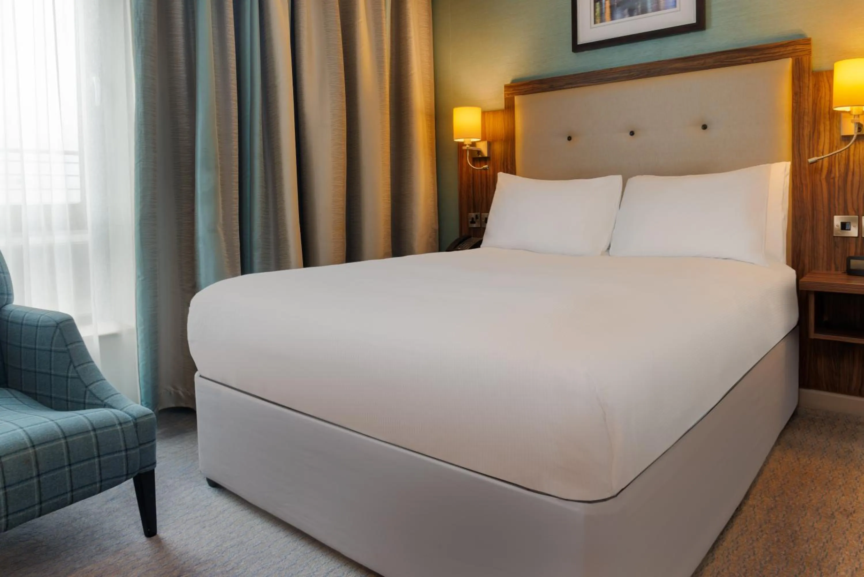 Bed in DoubleTree by Hilton London Angel Kings Cross