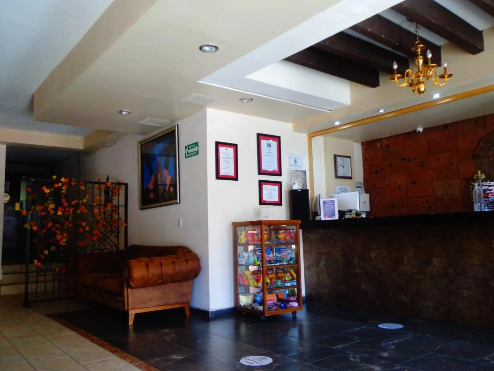 Lobby or reception in Posada Tolosa
