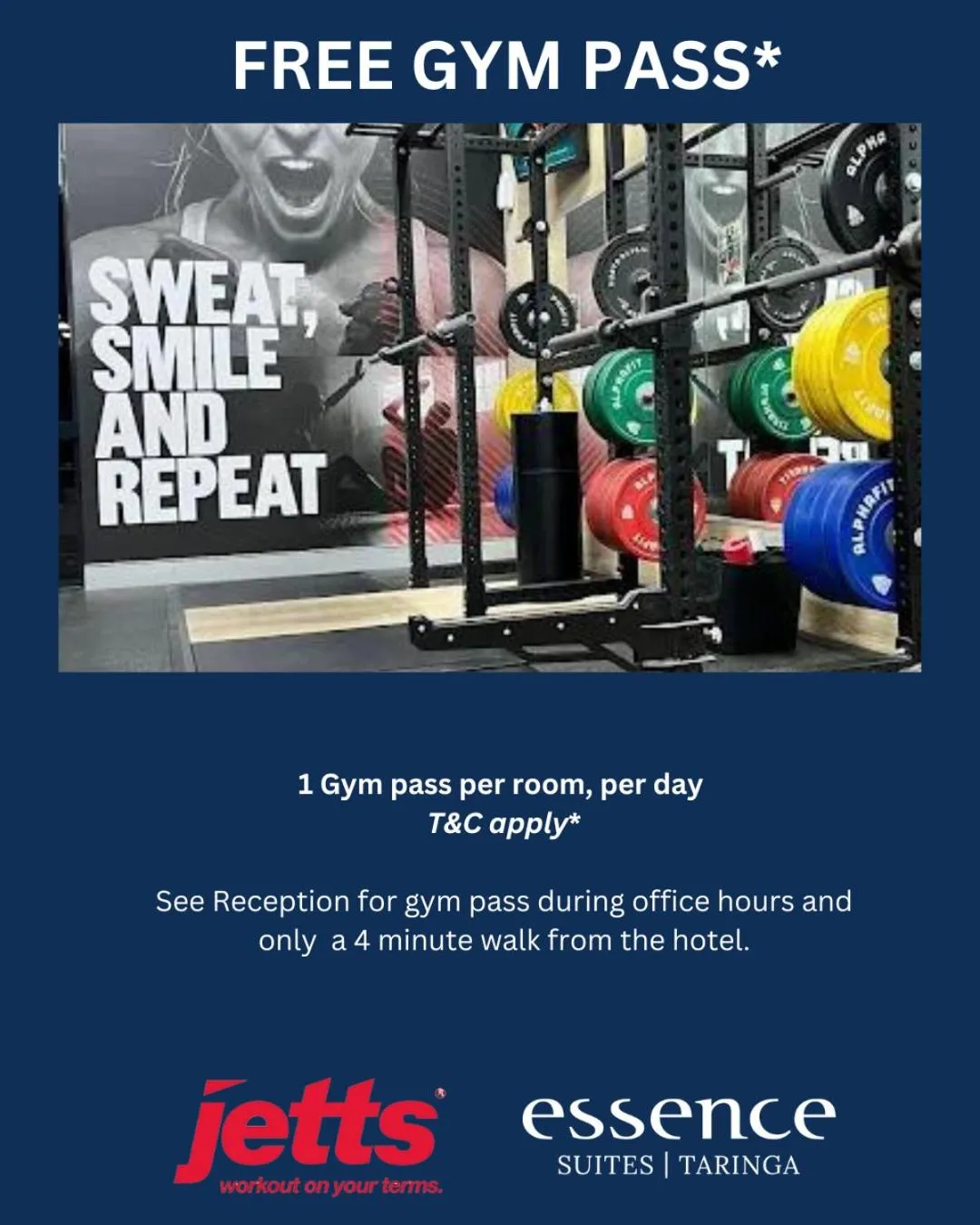 Fitness centre/facilities in Essence Suites Taringa