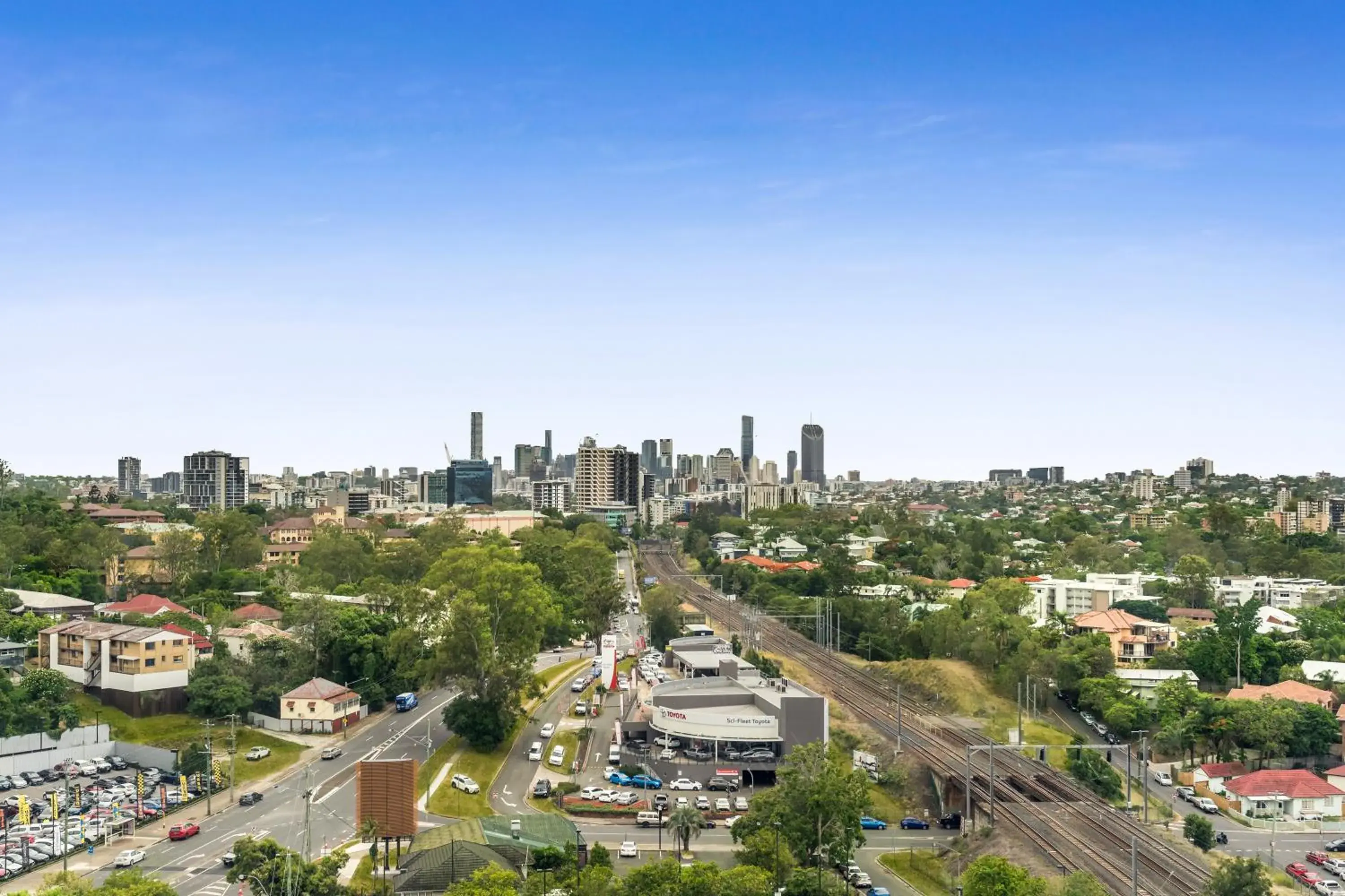 Bird's eye view in Essence Suites Taringa Bird's eye view in Essence Suites Taringa