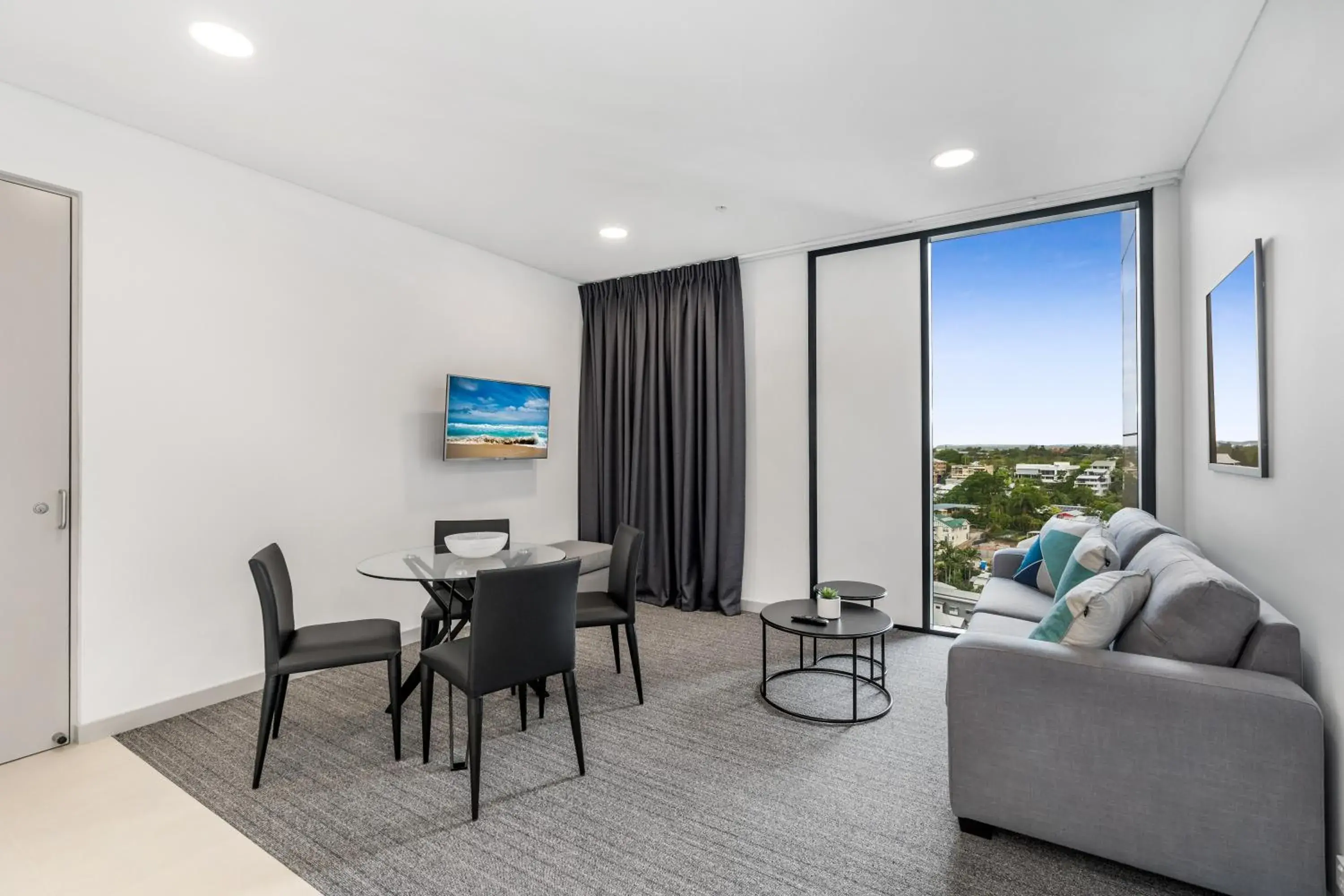 Living room in Essence Suites Taringa Living room in Essence Suites Taringa