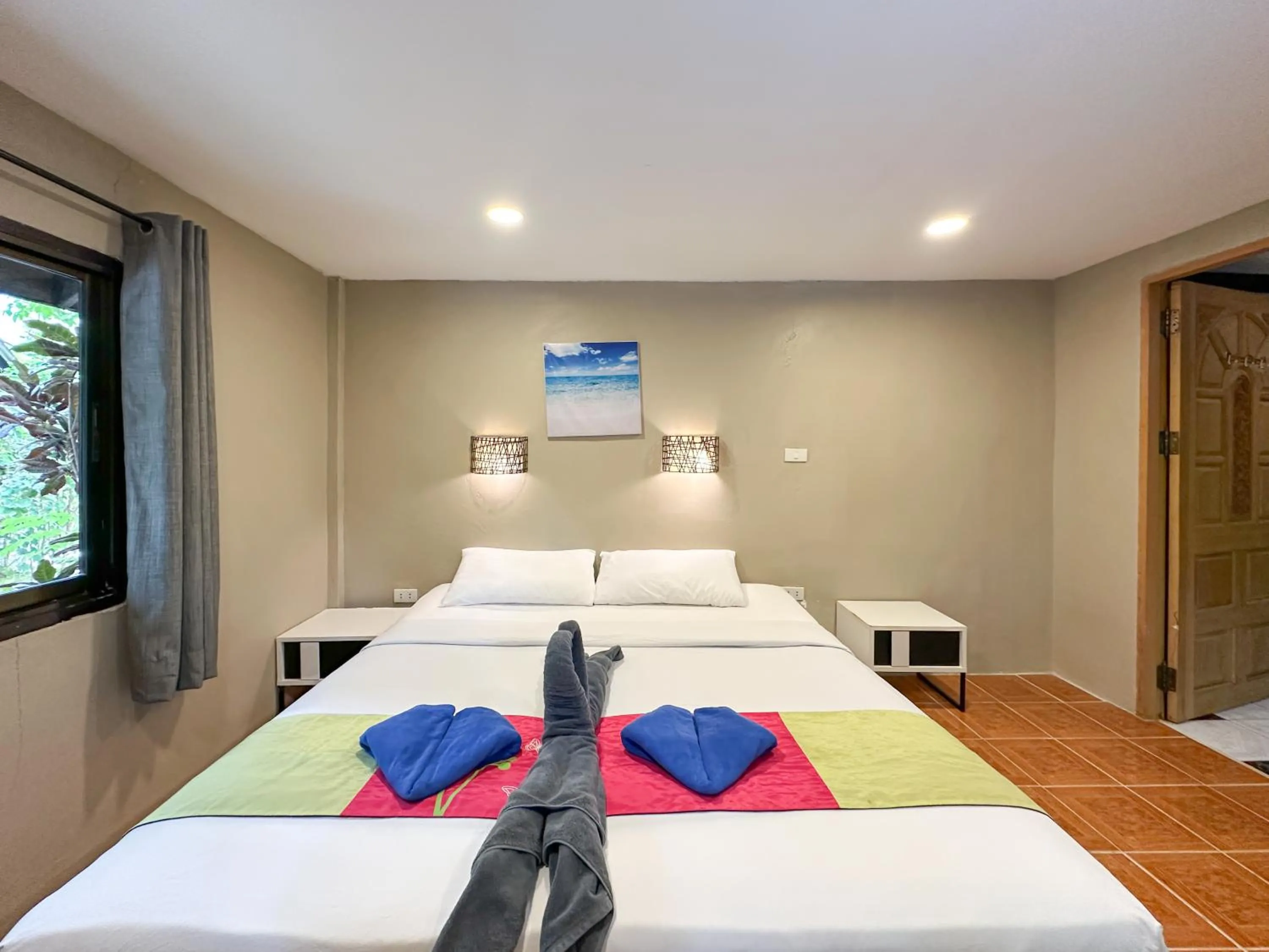 Bed in Seetanu Bungalows