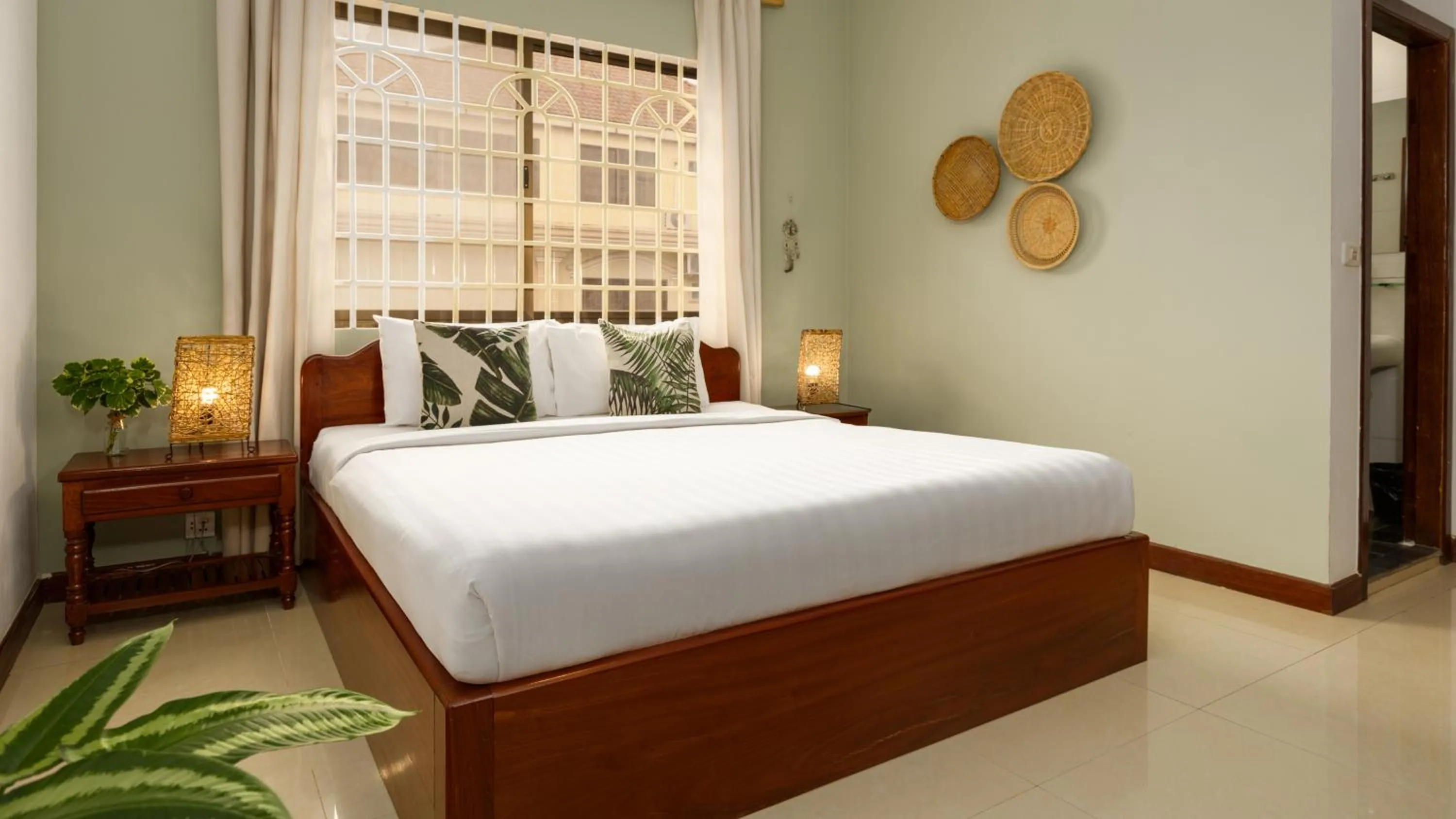 Bed in Babel Siem Reap Guesthouse