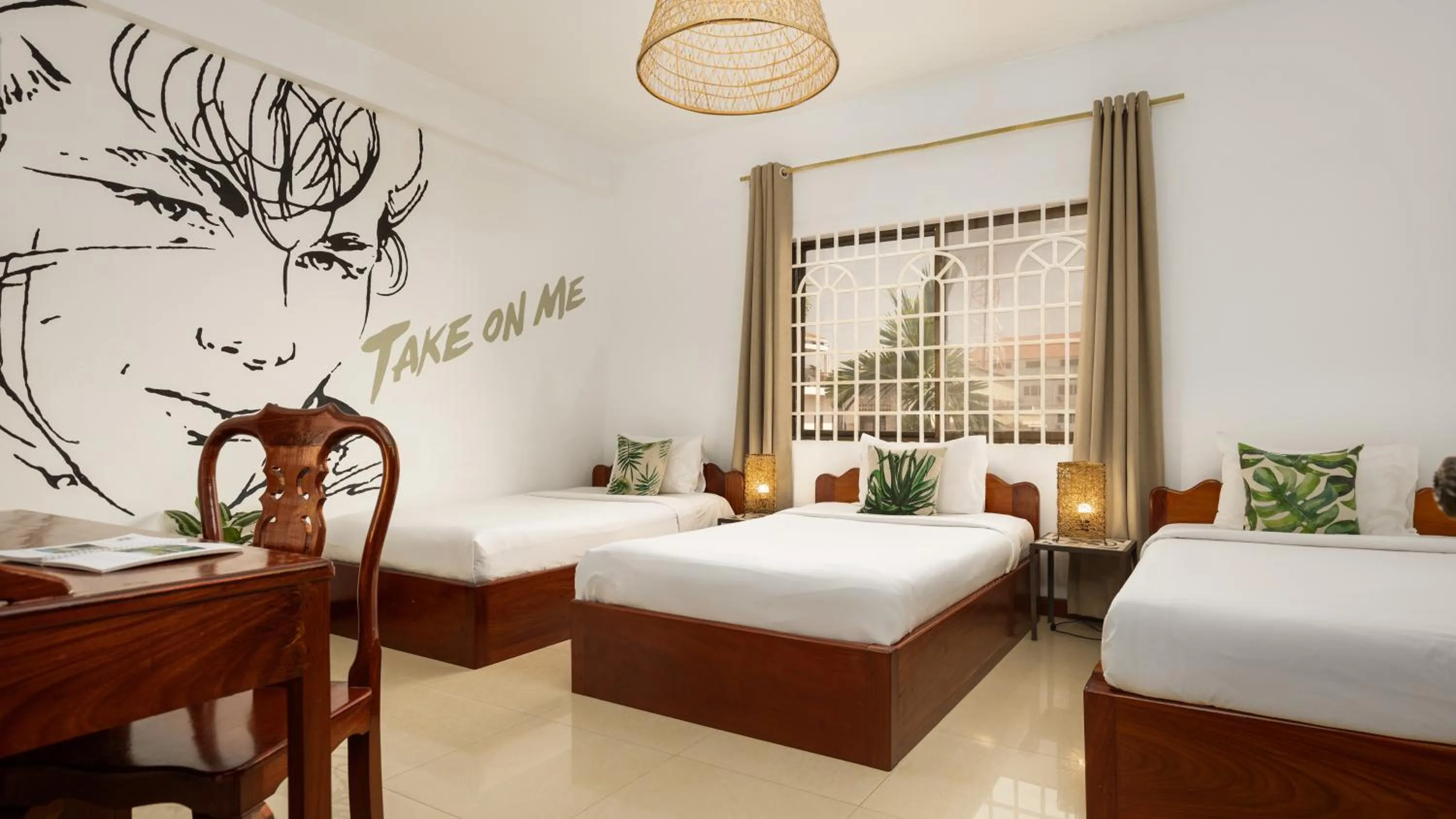 Bed in Babel Siem Reap Guesthouse