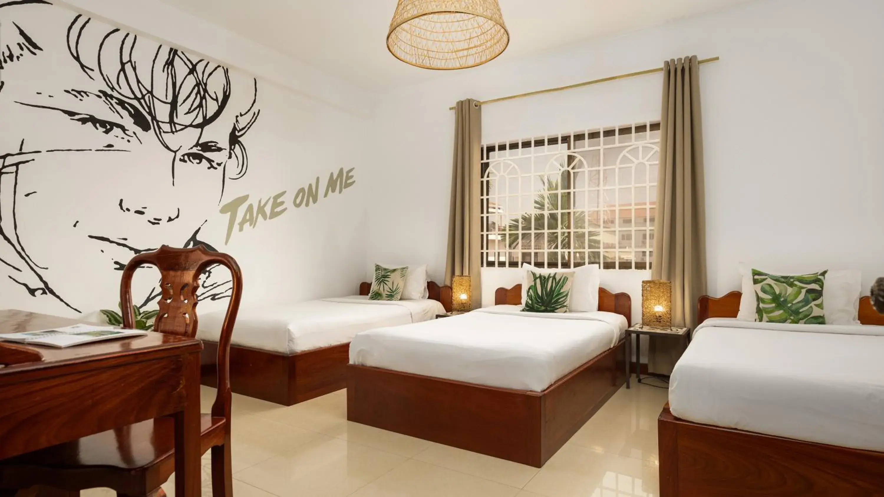 Triple Room in Babel Siem Reap Guesthouse Triple Room in Babel Siem Reap Guesthouse