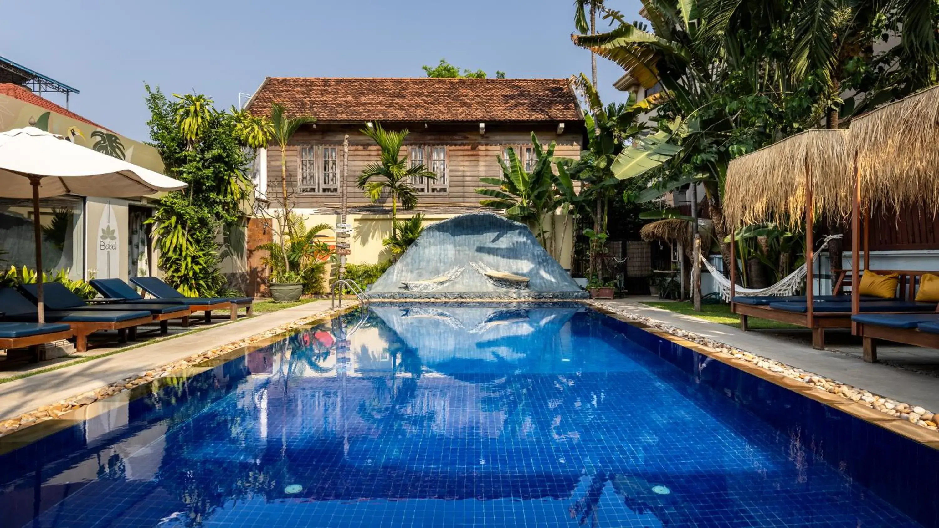 Swimming pool in Babel Siem Reap Guesthouse Swimming pool in Babel Siem Reap Guesthouse