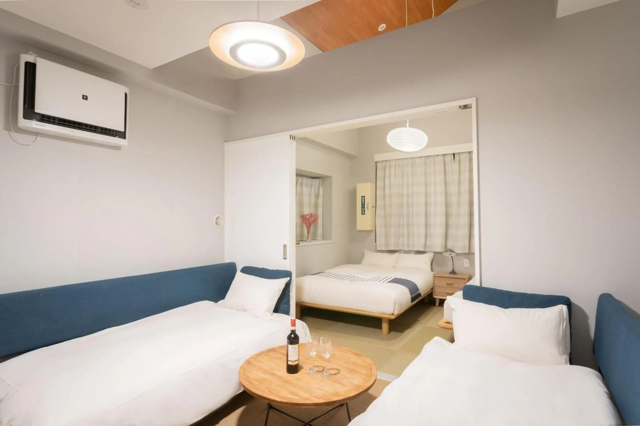 Seating area, Bed in Playsis East Tokyo