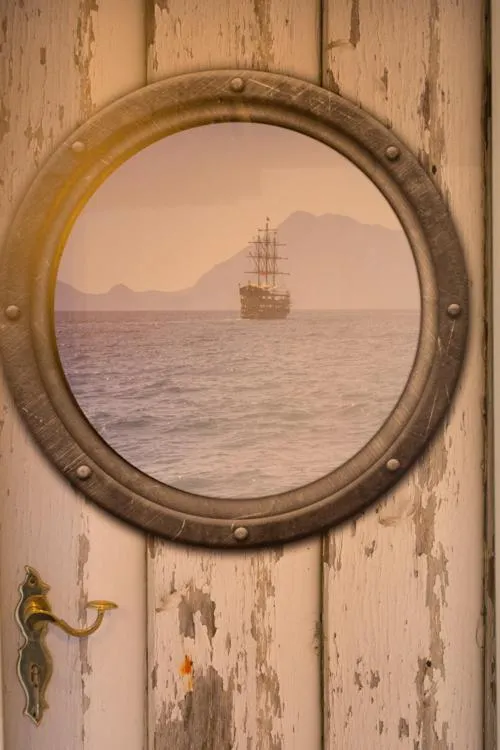 Decorative detail in Hotel Strandräuber