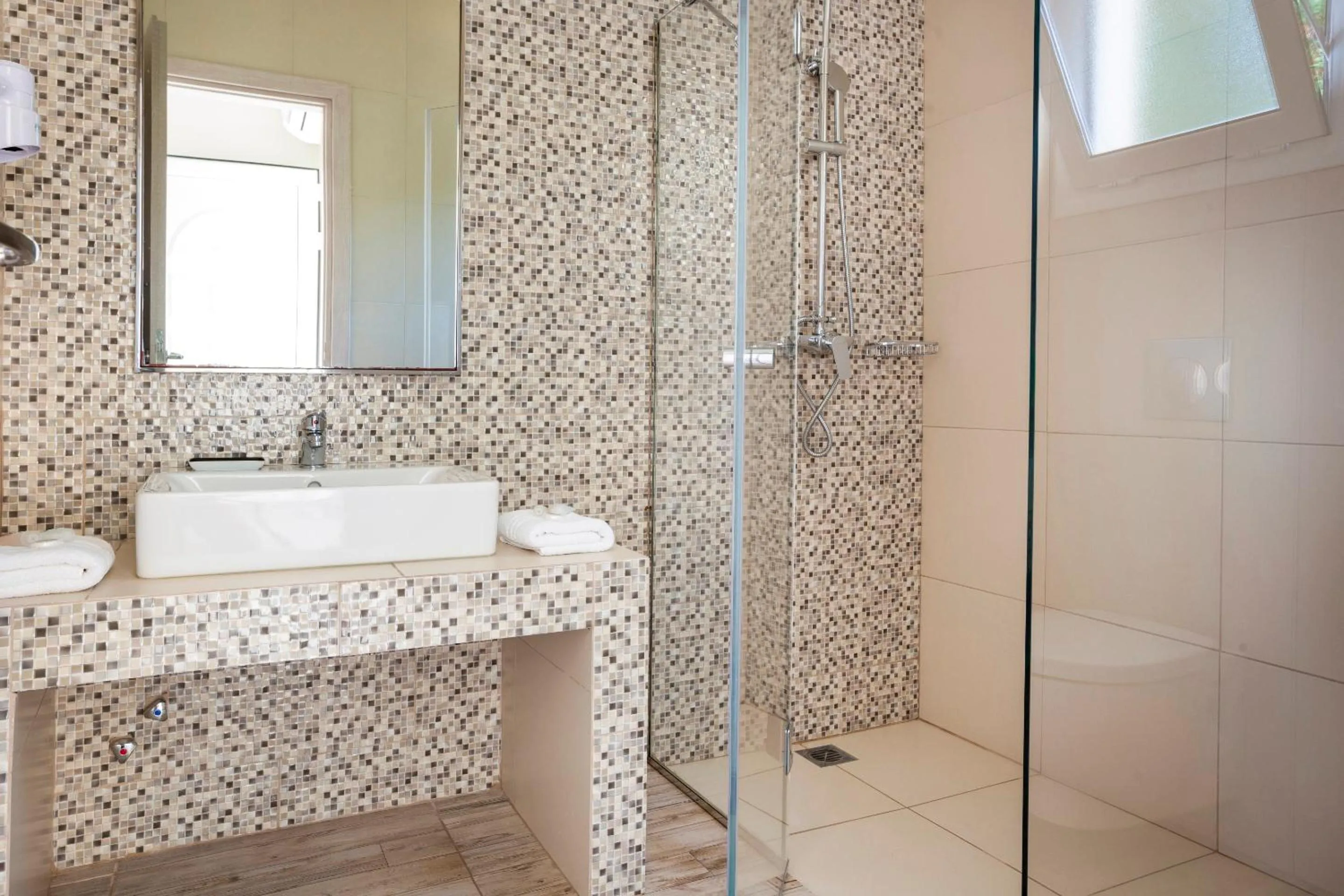 Bathroom in Dionysos Village Resort