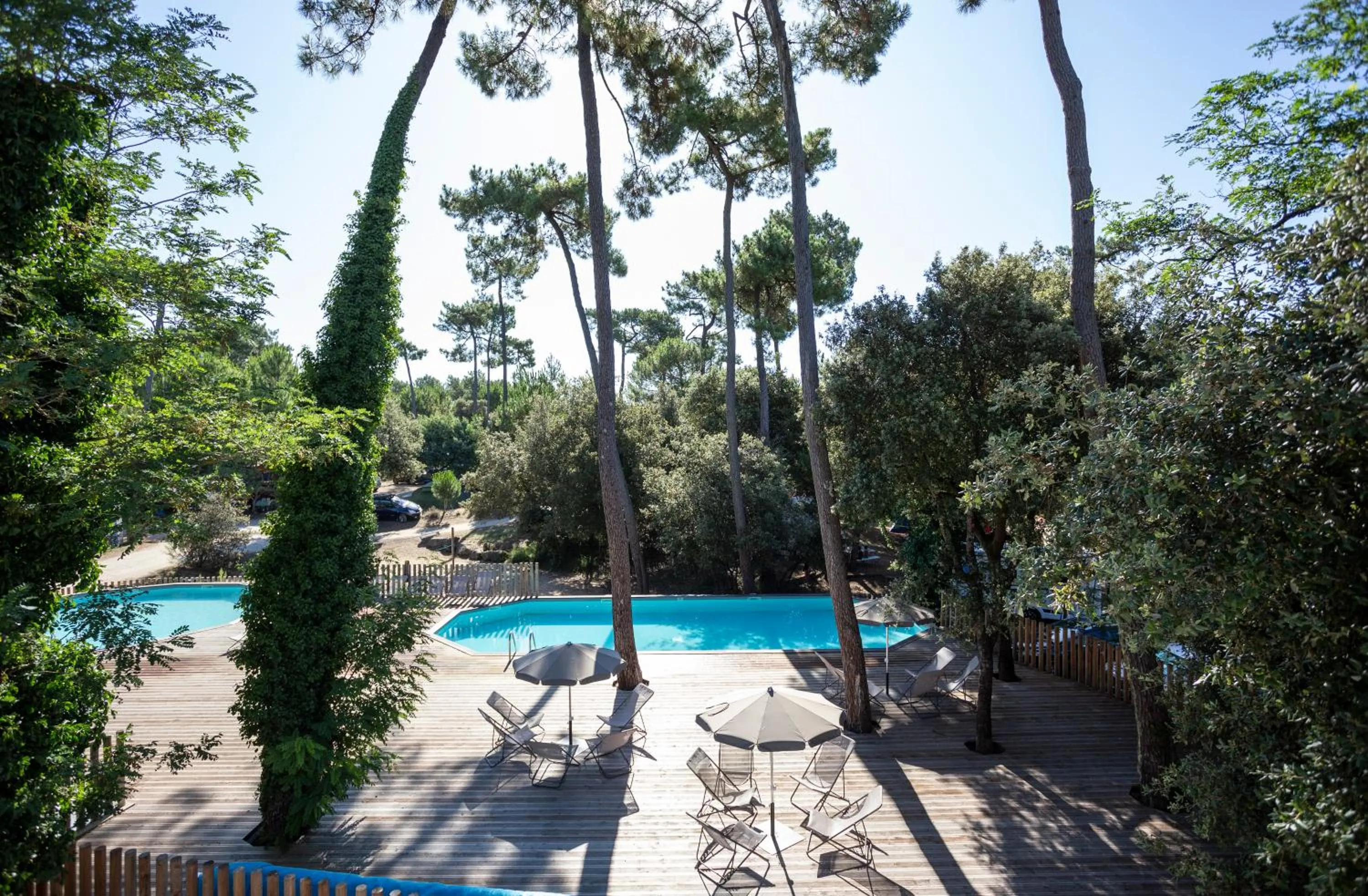 Natural landscape in Huttopia Oleron Les Pins