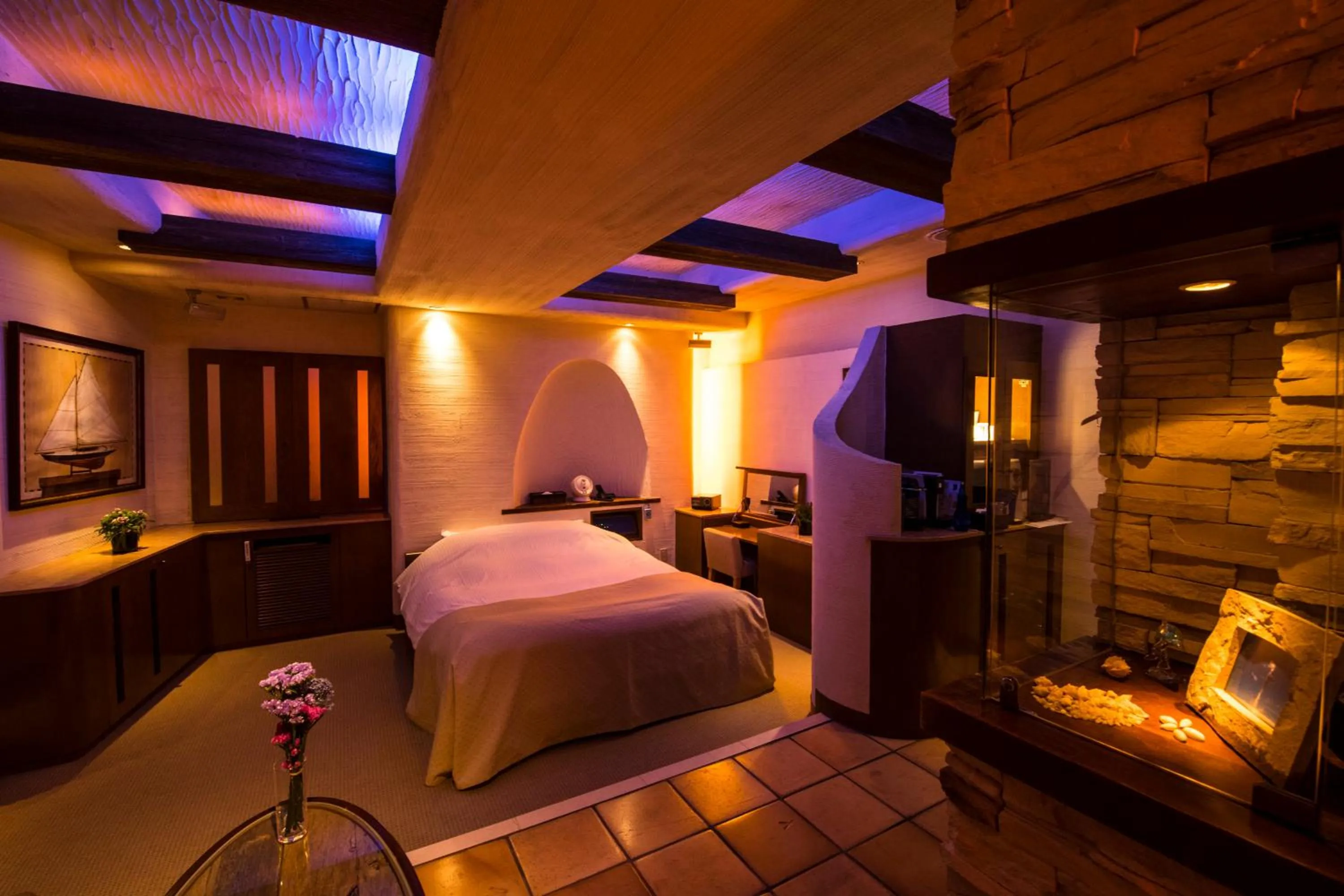 Bed in WATER HOTEL Cy (Audlt Only)