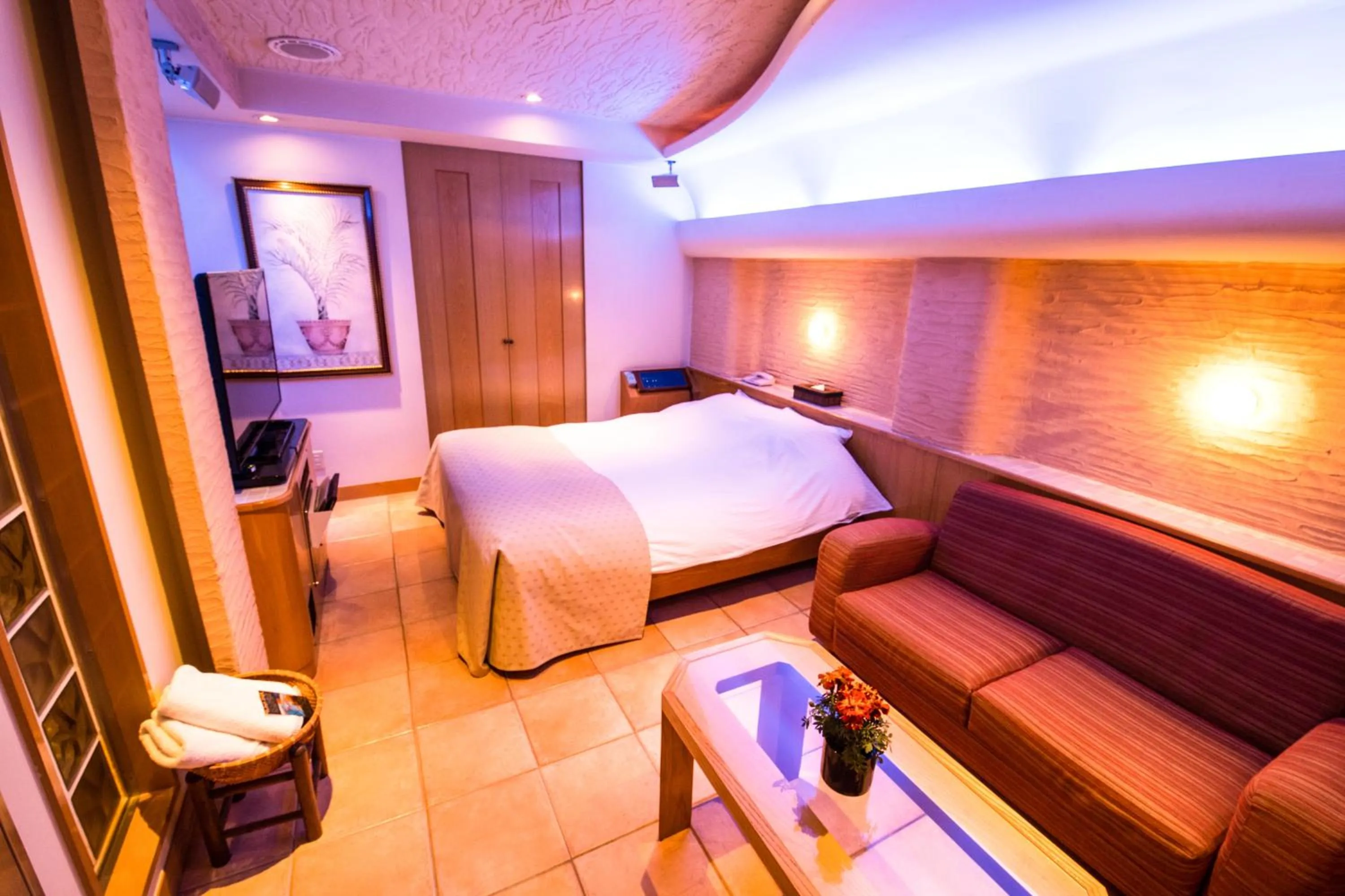 Photo of the whole room, Bed in WATER HOTEL Cy (Audlt Only)