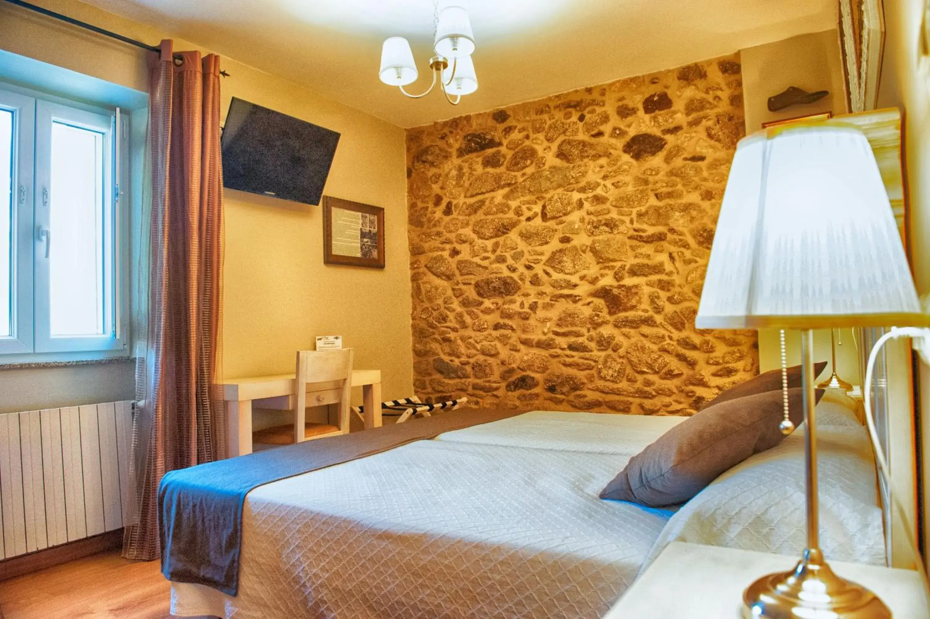 Twin Room with View in A Casa do Folgo Turismo Rural Twin Room with View in A Casa do Folgo Turismo Rural