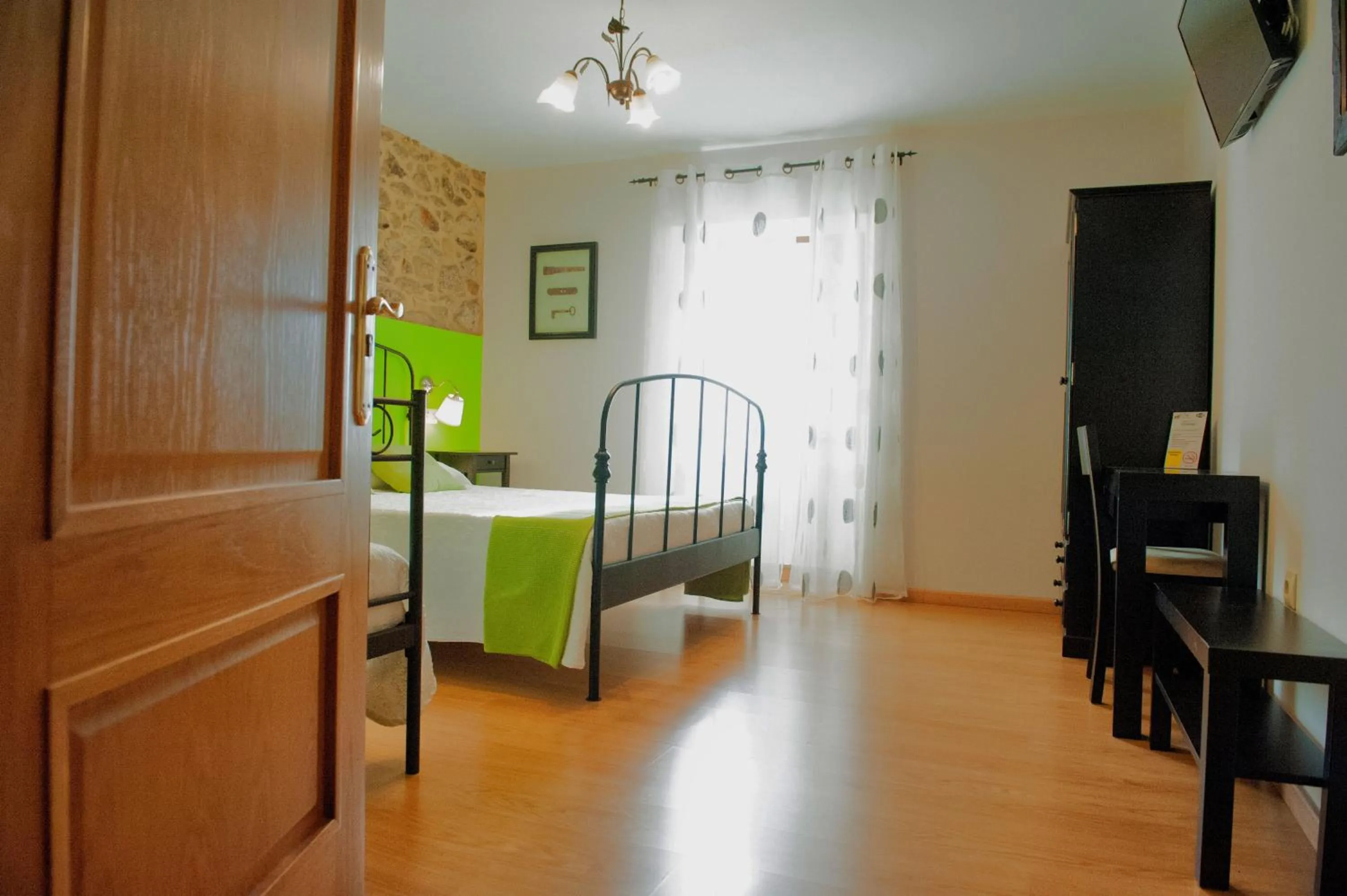 Decorative detail, Bed in A Casa do Folgo Turismo Rural