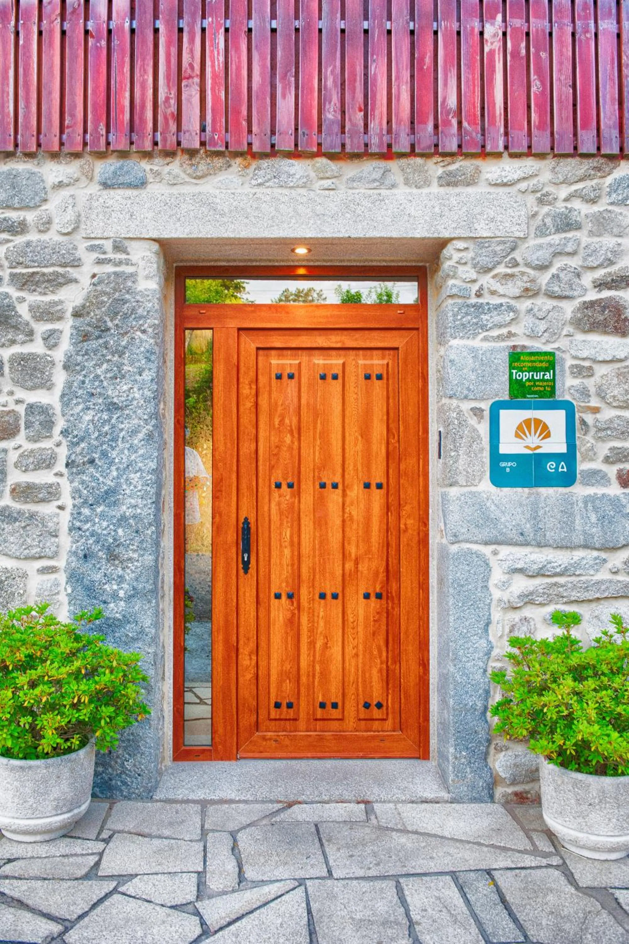 Facade/entrance in A Casa do Folgo Turismo Rural