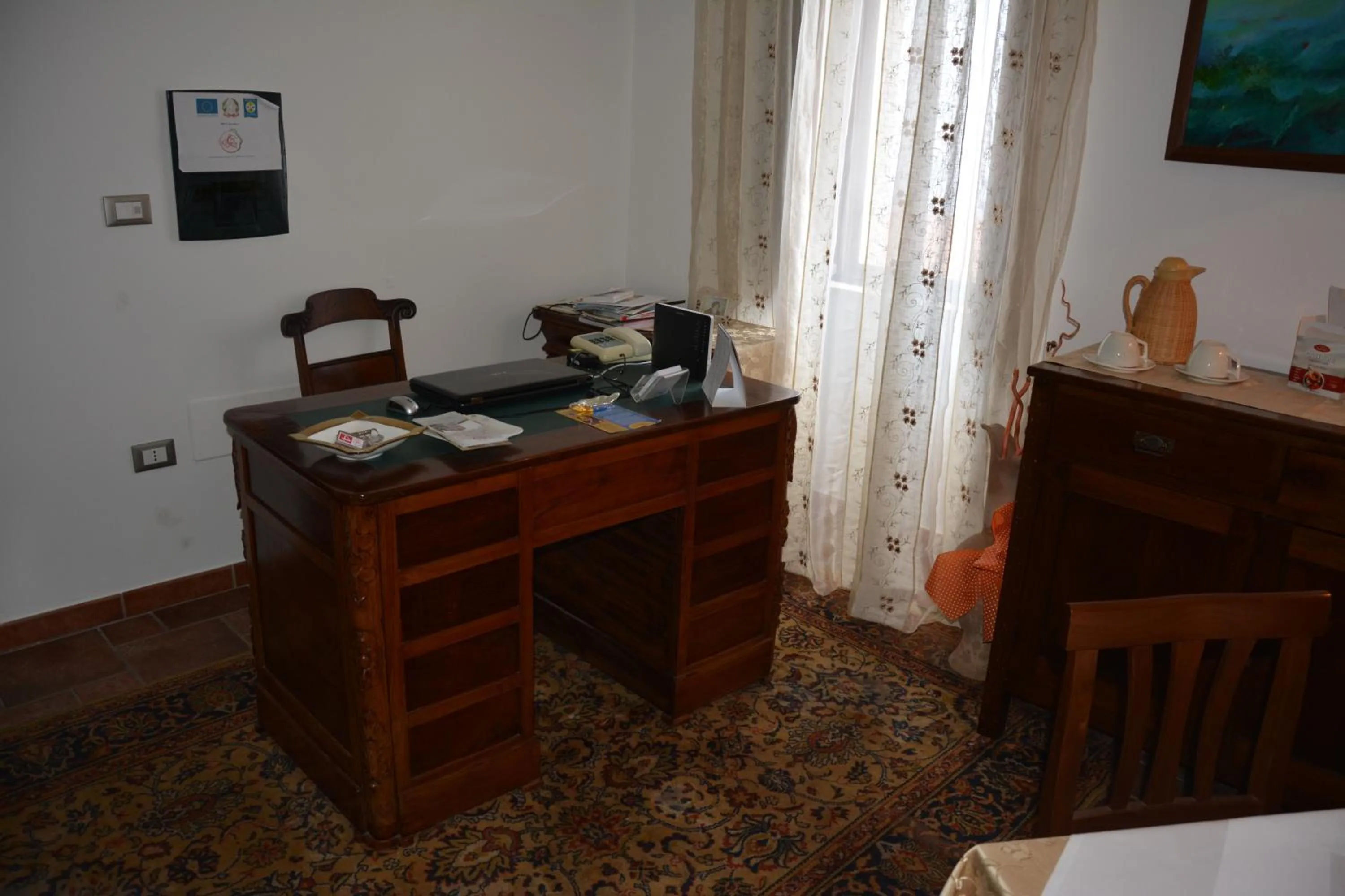 Lobby or reception in B&B La Casa Rossa