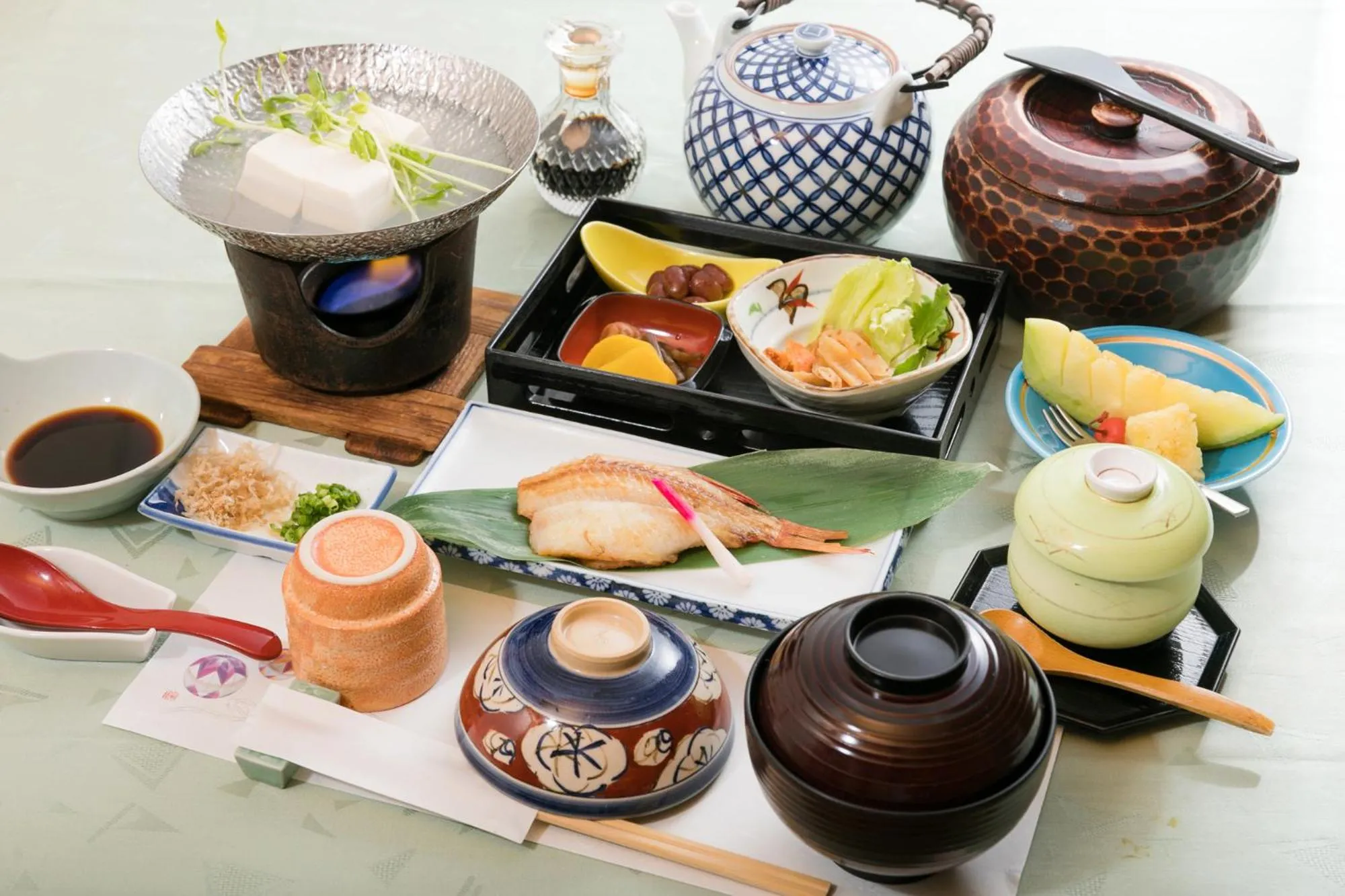 Food close-up in Kyonoyado Kagihei