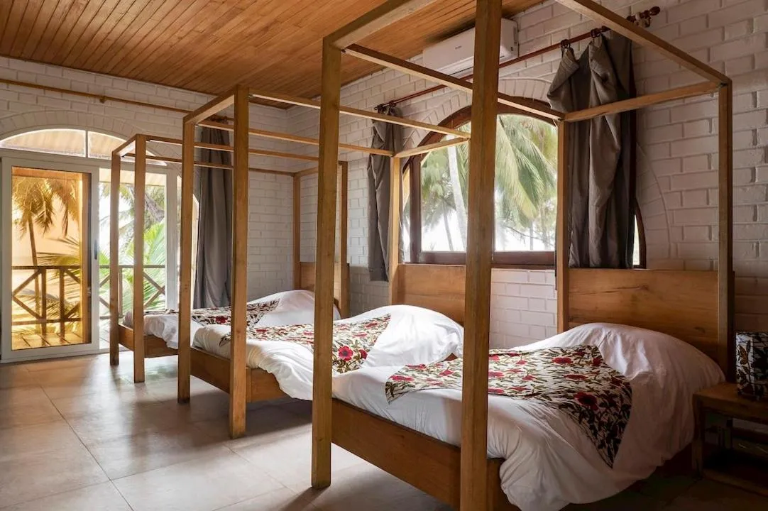 Bedroom, Bed in Hotel Coucoue Lodge