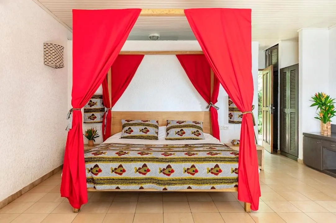 Bedroom, Bed in Hotel Coucoue Lodge