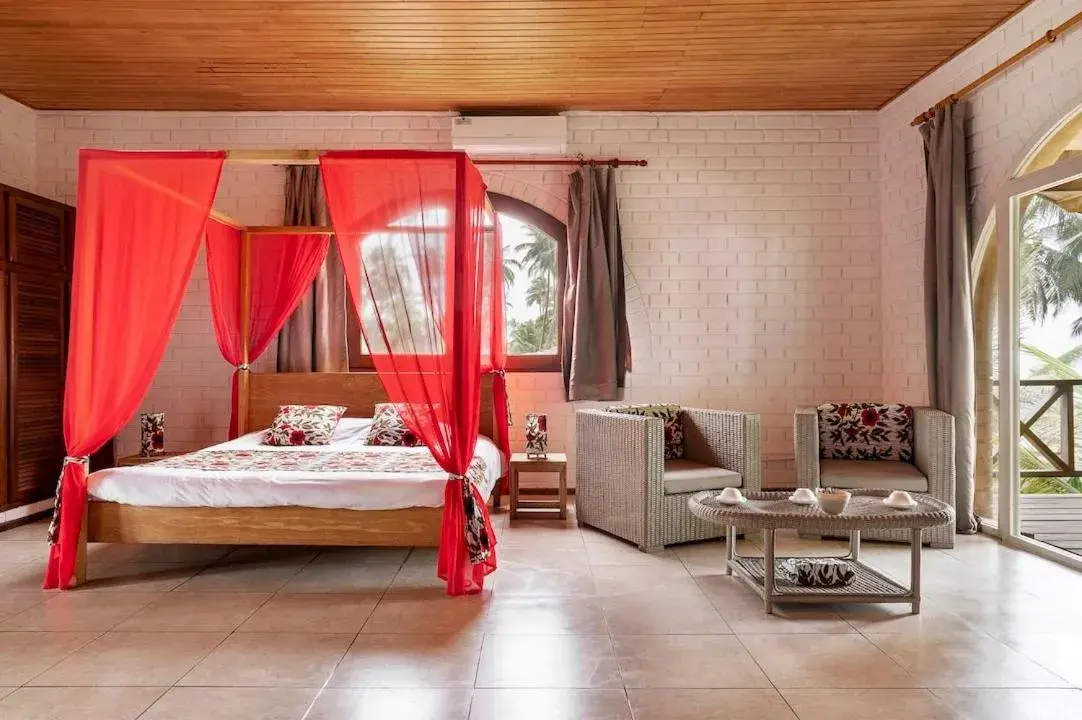 Family Room with Sea View in Hotel Coucoue Lodge Family Room with Sea View in Hotel Coucoue Lodge