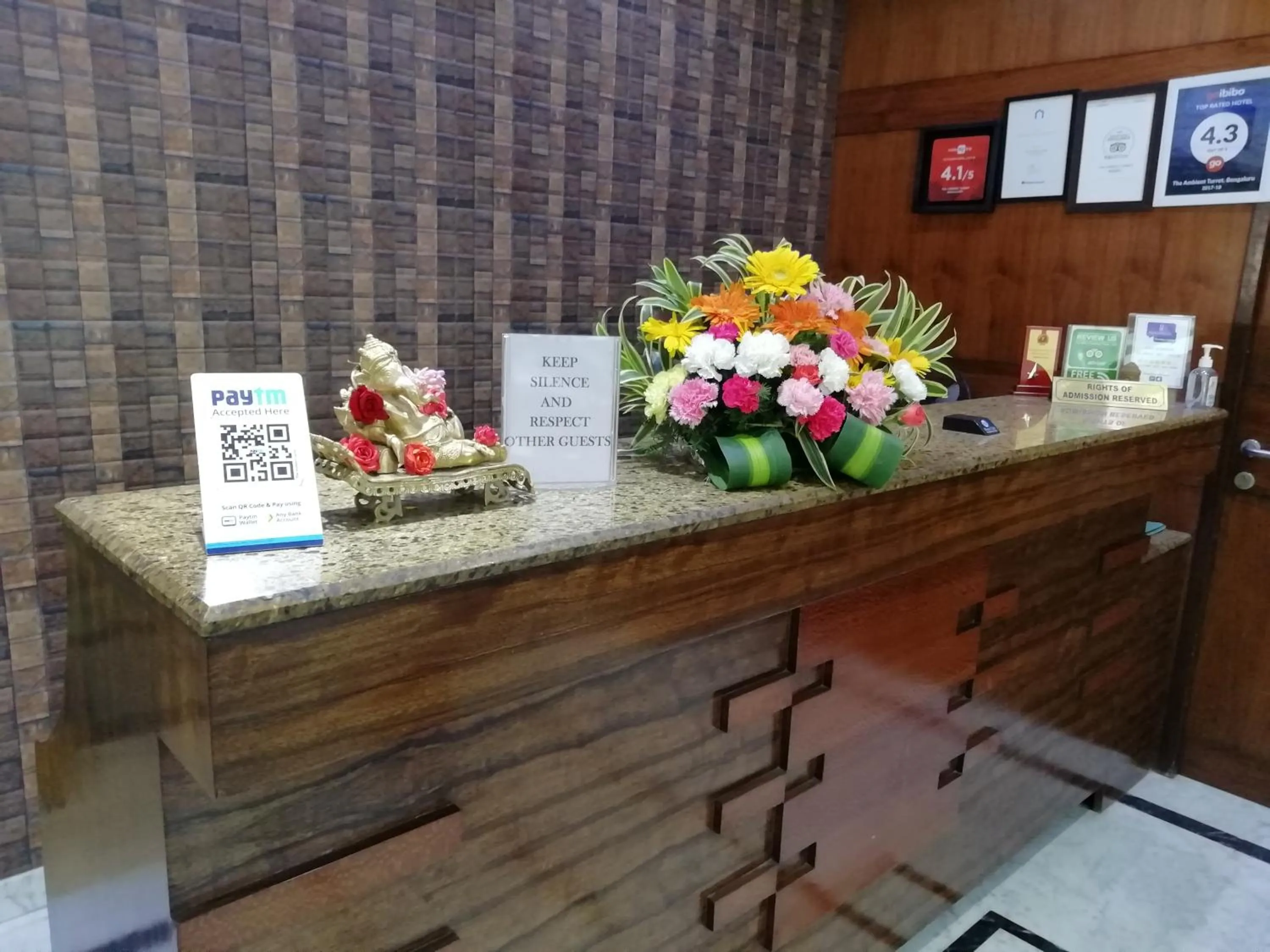 Lobby or reception in Hotel Ambient Turret