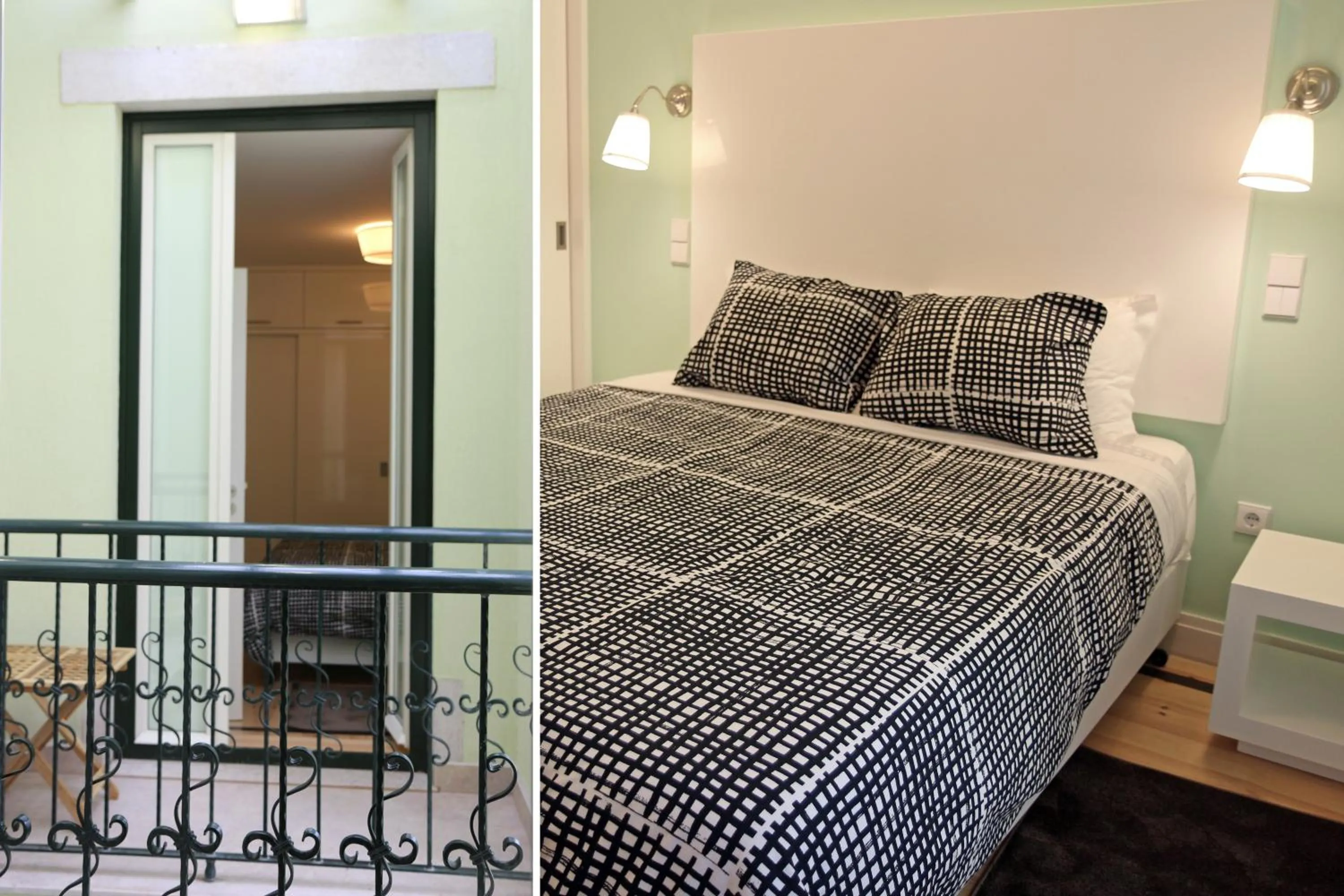 Balcony/Terrace, Bed in Lisbon Colours Bairro Alto Apartments