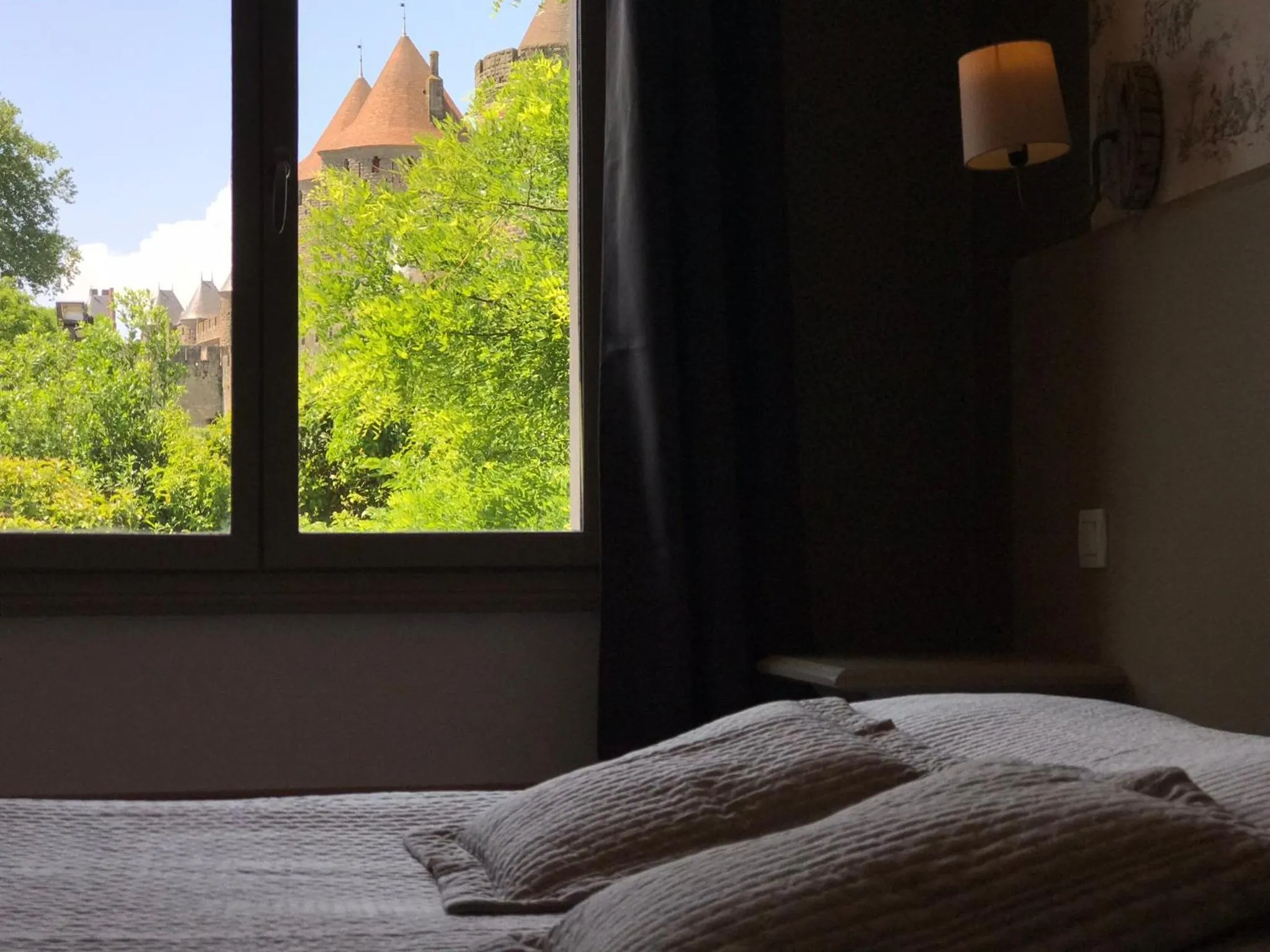 Double Room with Medieval city view - single occupancy in La Rapière