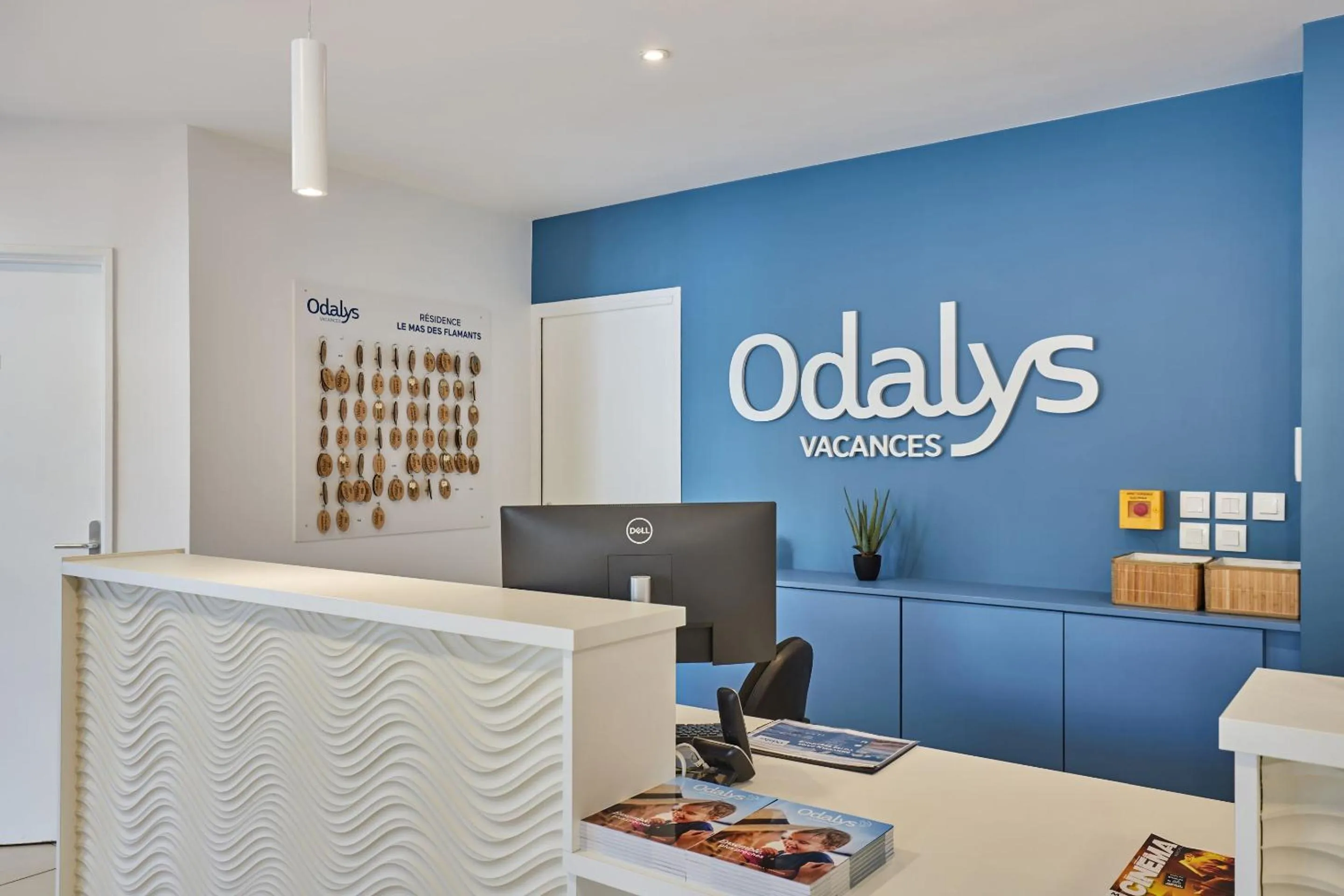 Lobby or reception in Résidence Odalys Le Mas des Flamants
