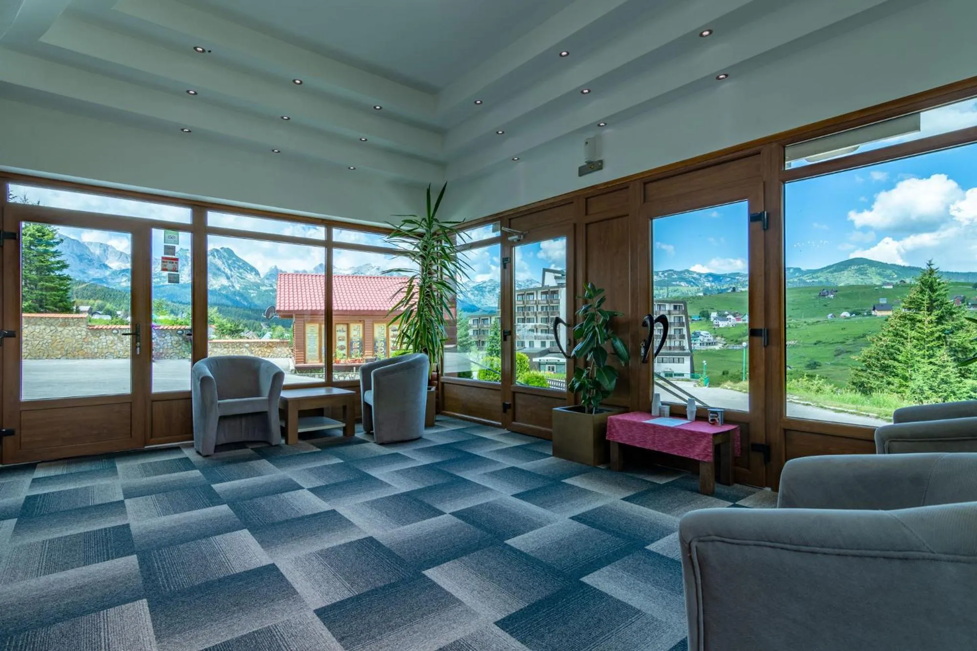 Lobby or reception in Ski Hotel