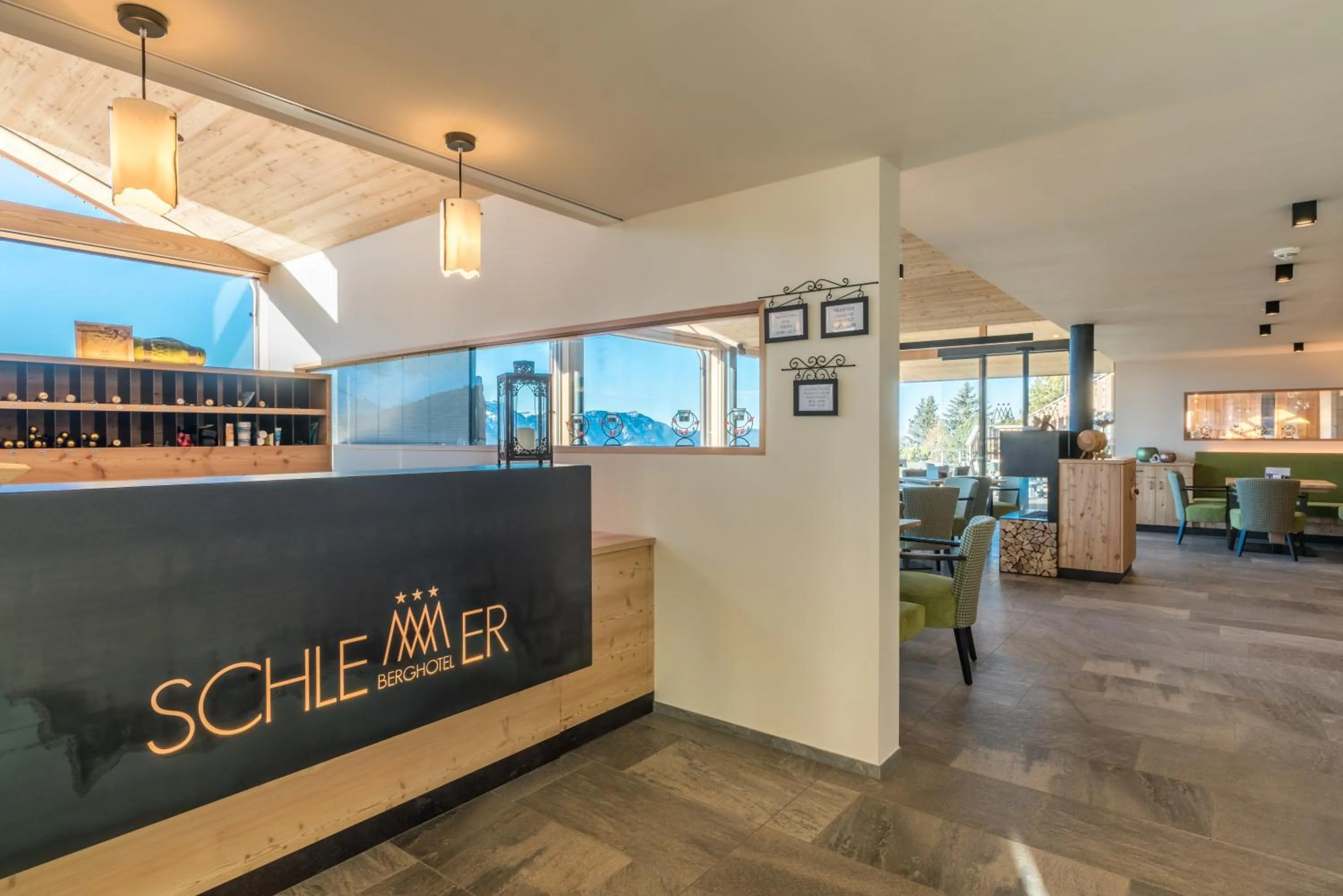 Lobby or reception in Berghotel Schlemmer
