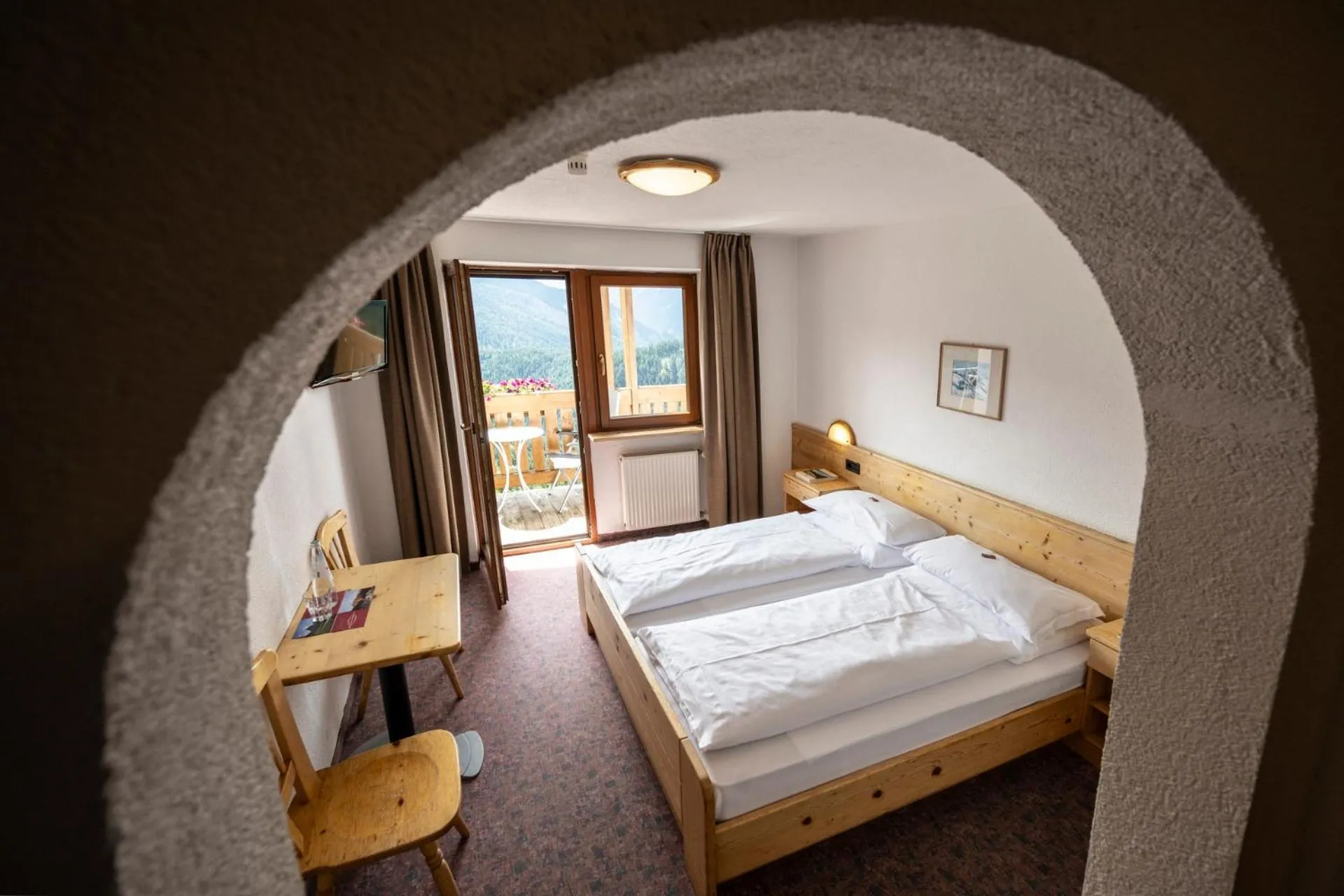 Bedroom, Bed in Berghotel Schlemmer