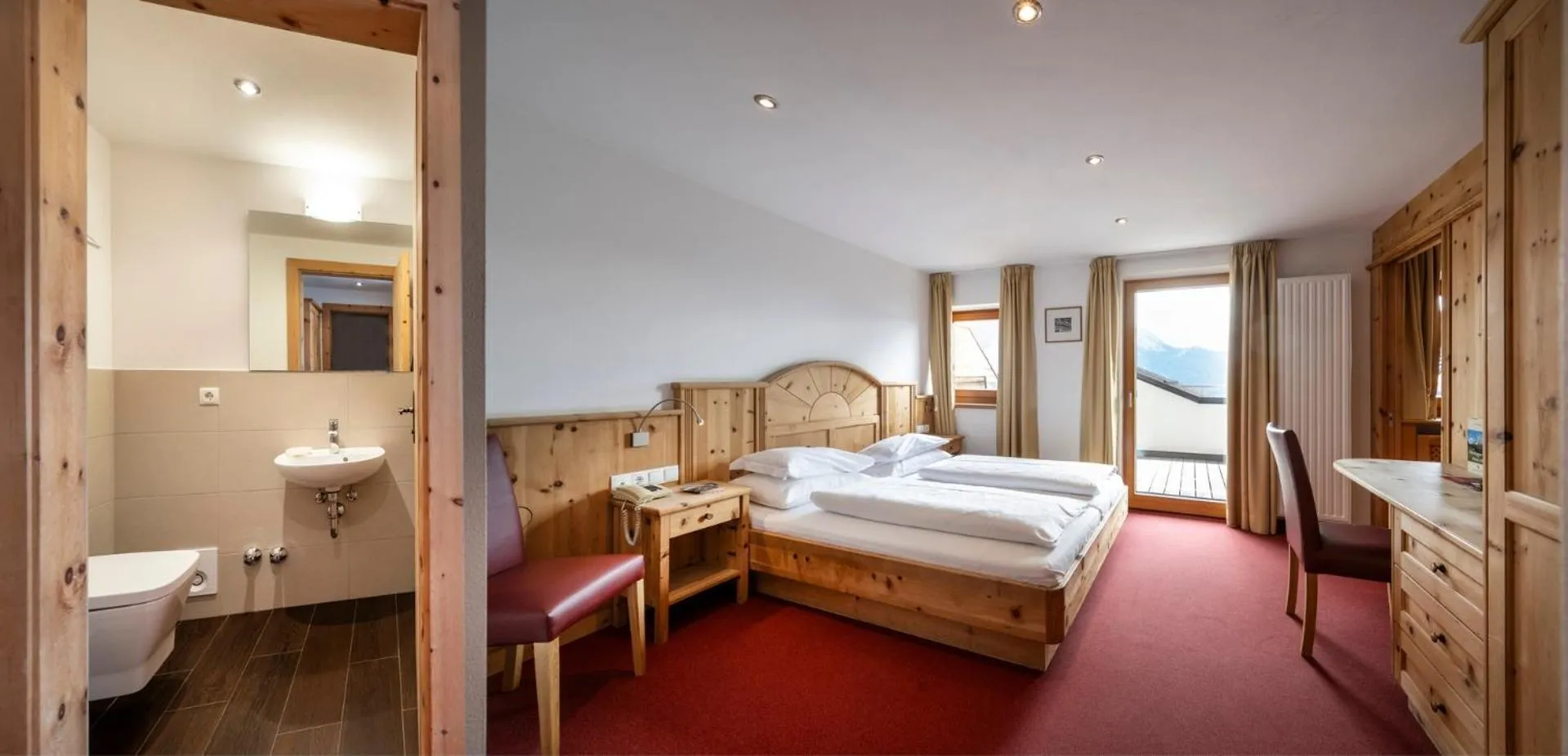 Bedroom, Bed in Berghotel Schlemmer