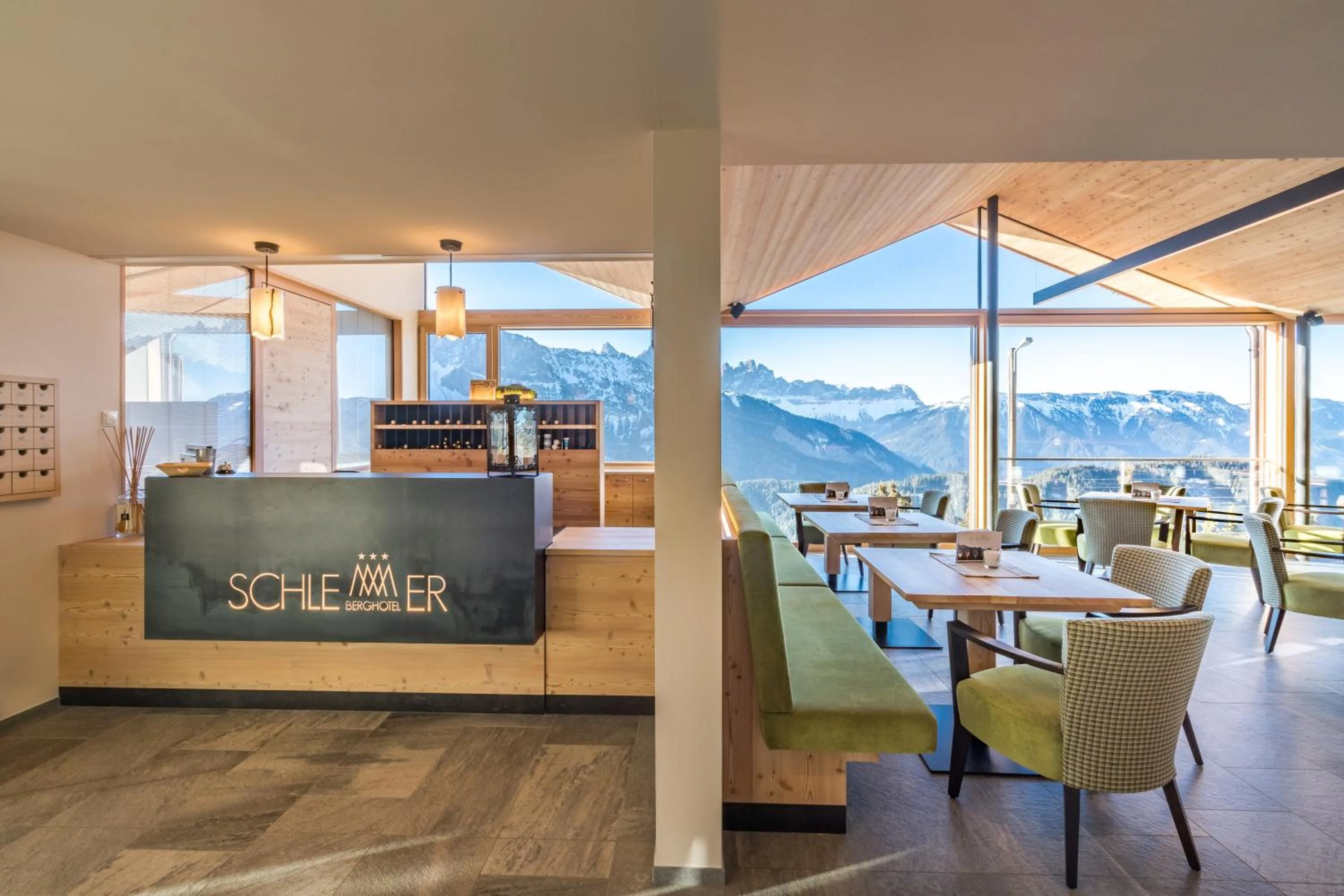 Lobby or reception in Berghotel Schlemmer