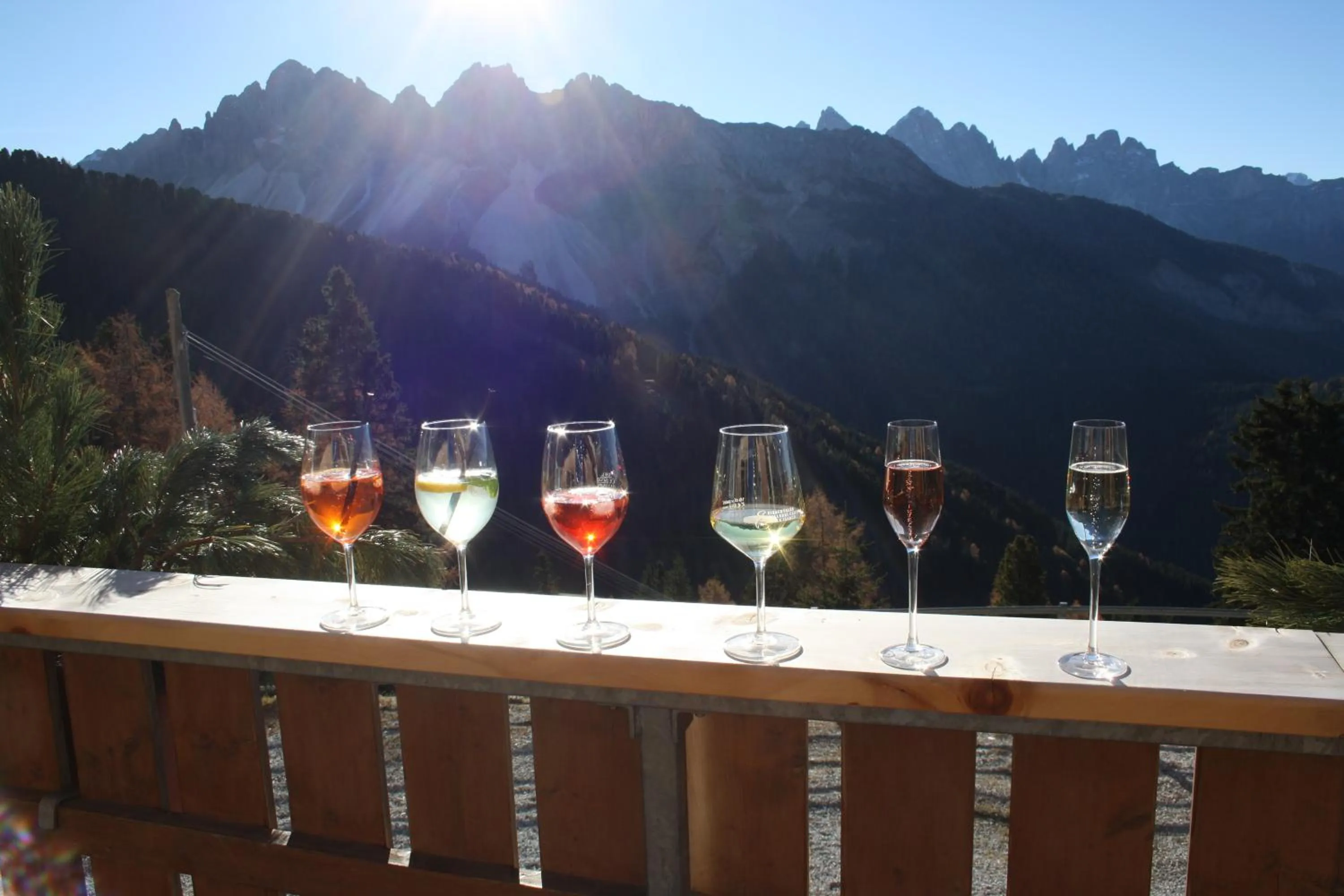 Alcoholic drinks in Berghotel Schlemmer