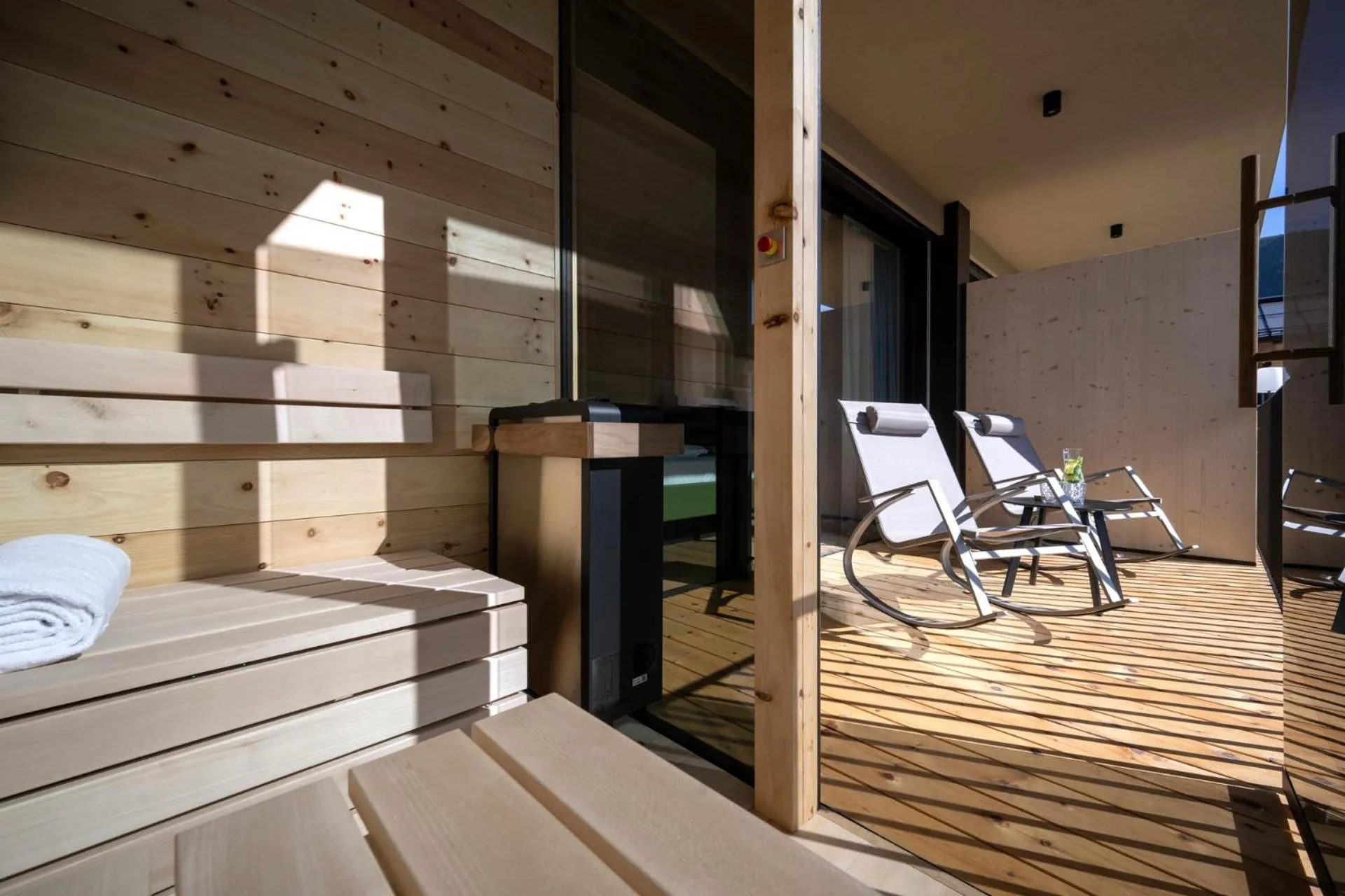 Sauna in Berghotel Schlemmer