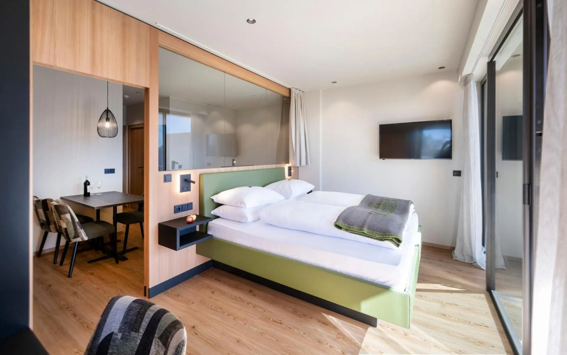 Bedroom, Bed in Berghotel Schlemmer