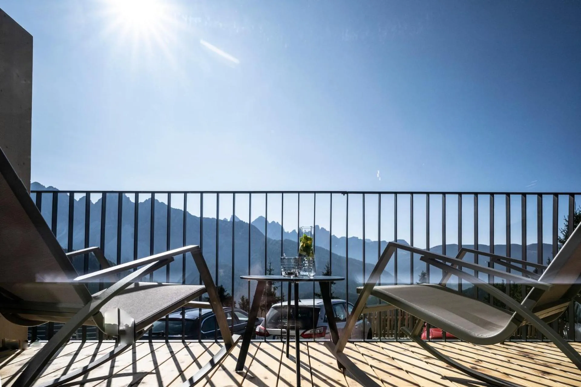 Balcony/Terrace in Berghotel Schlemmer