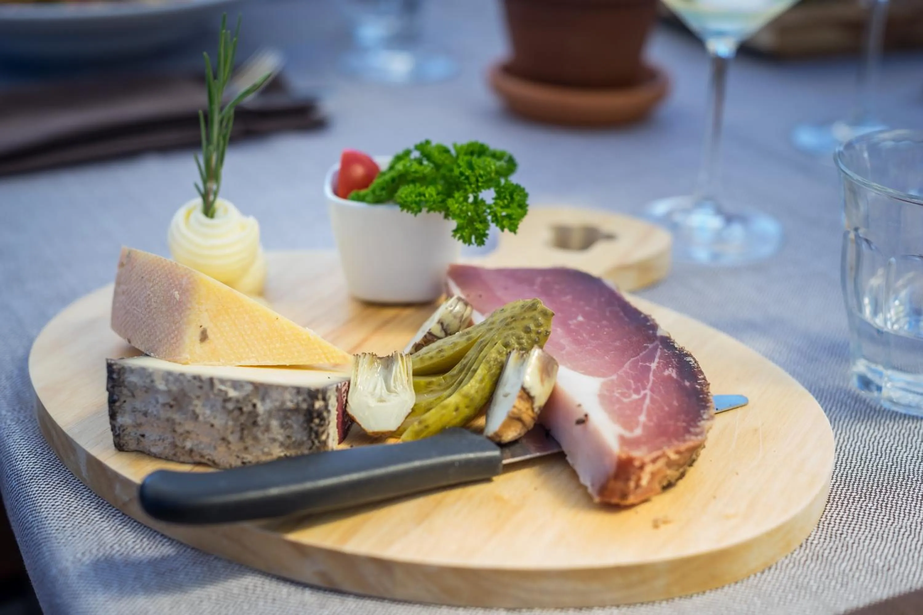 Food close-up in Berghotel Schlemmer